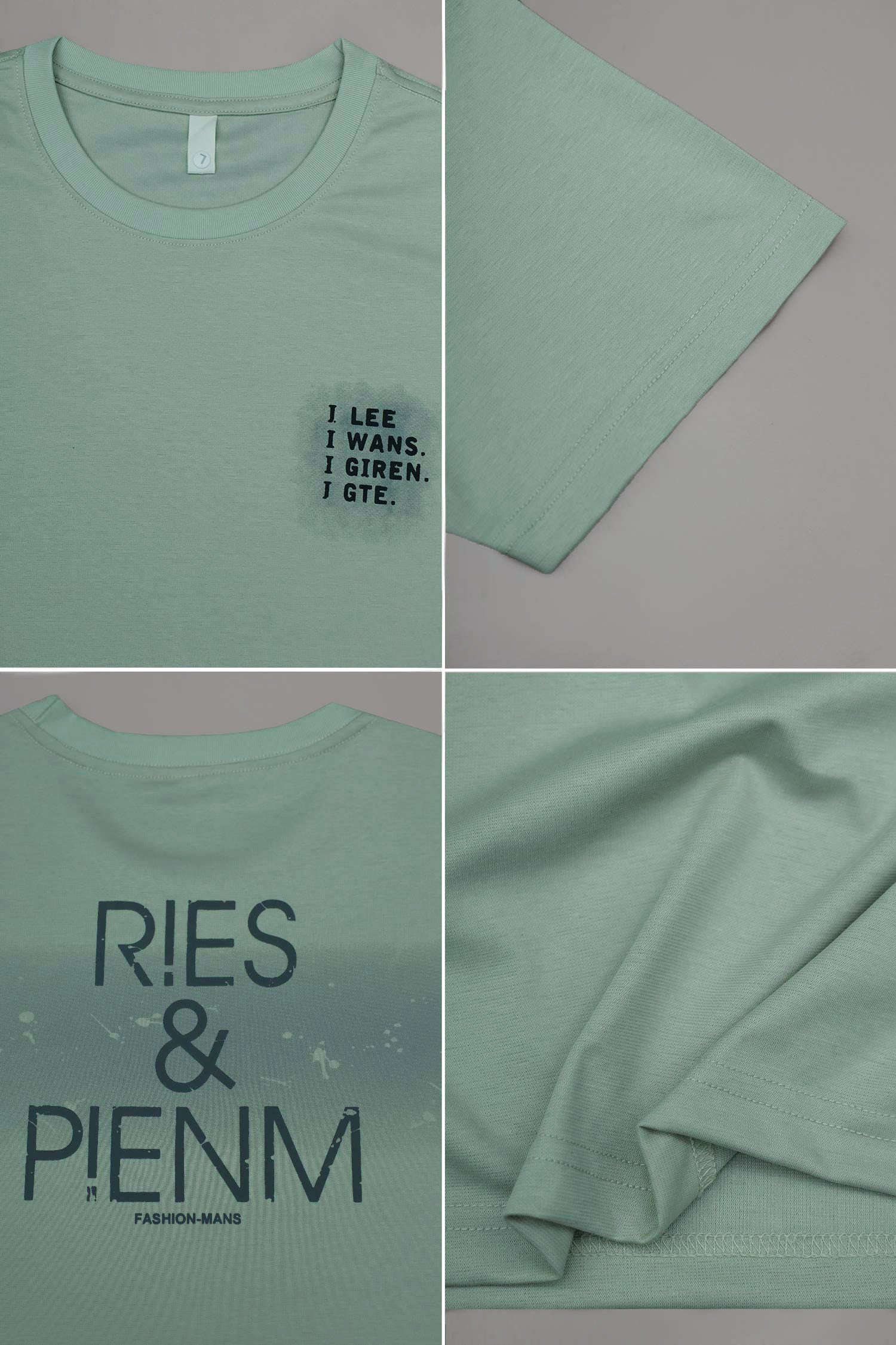 Elevate Style Mens Crew Neck T-shirt - Image 4