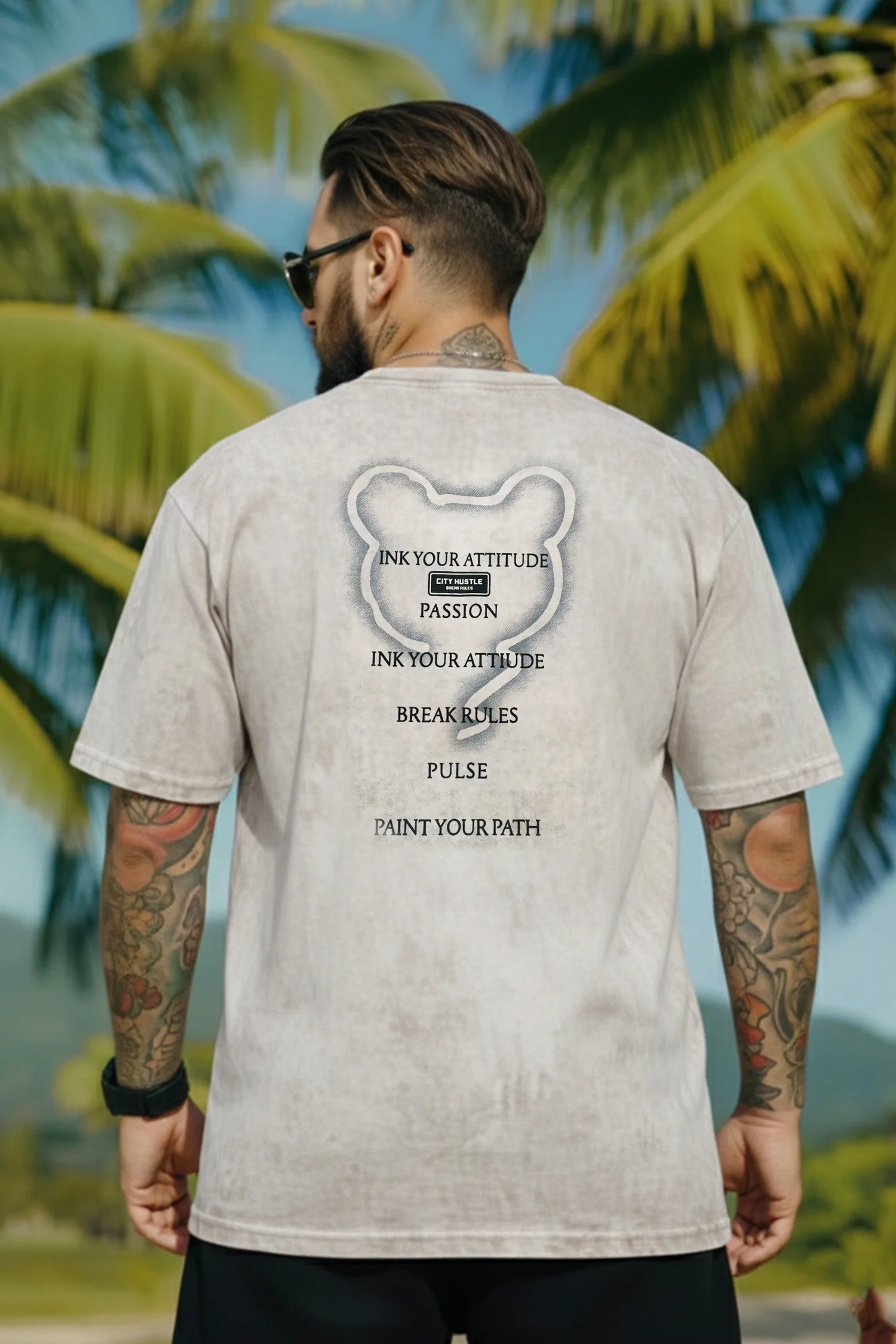 Elite Casualwear Contrast Mens T-shirt - Image 5