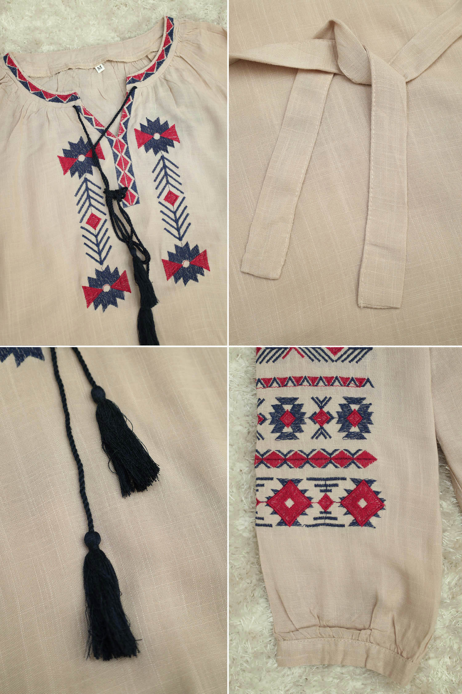 Embroidery Design Self Fabric Turkish Imported Top - Image 18