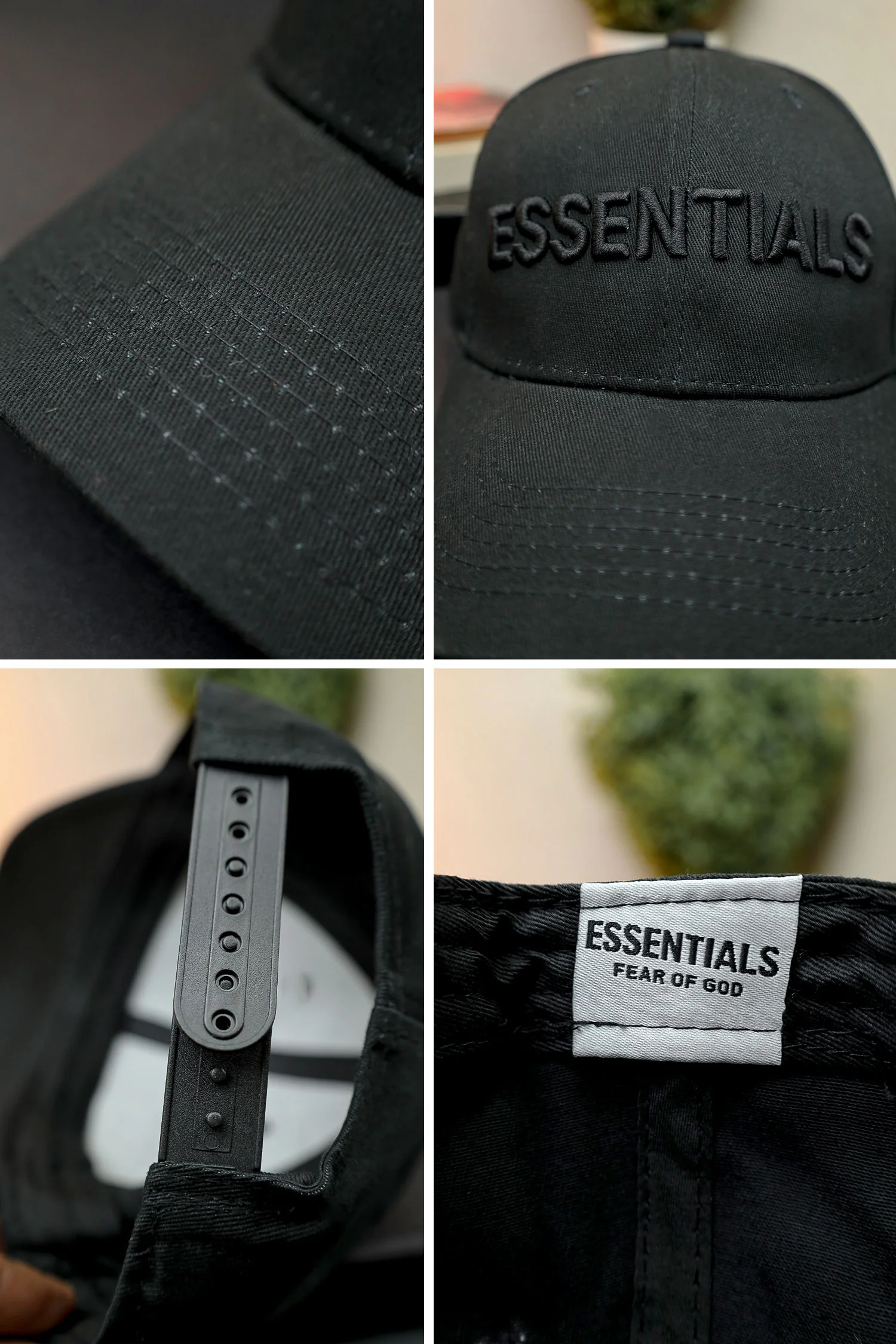 Essen Imp Embroidered logo Cap In Black - Image 3