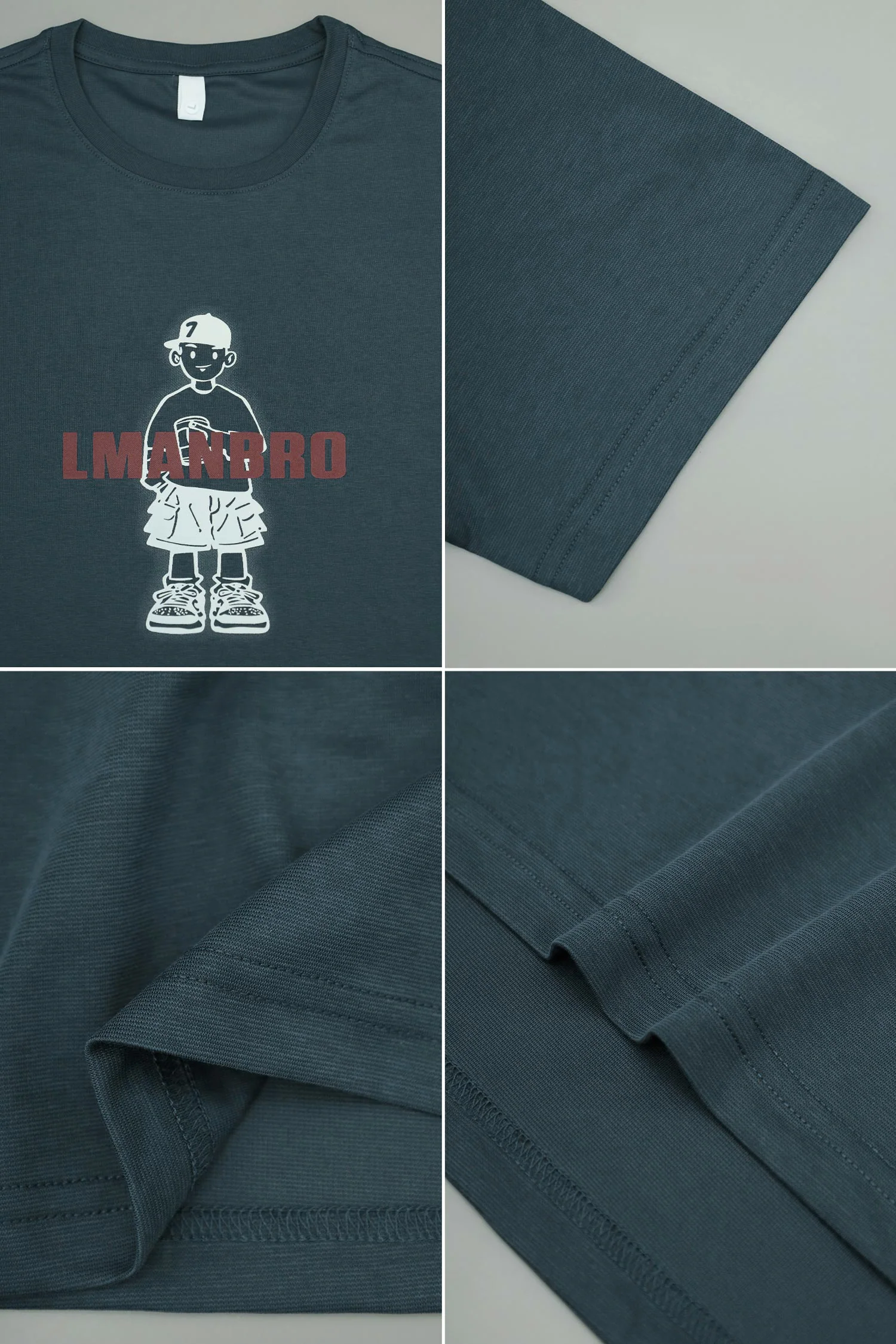 Exclusive Print Round Neck T-shirt - Image 3