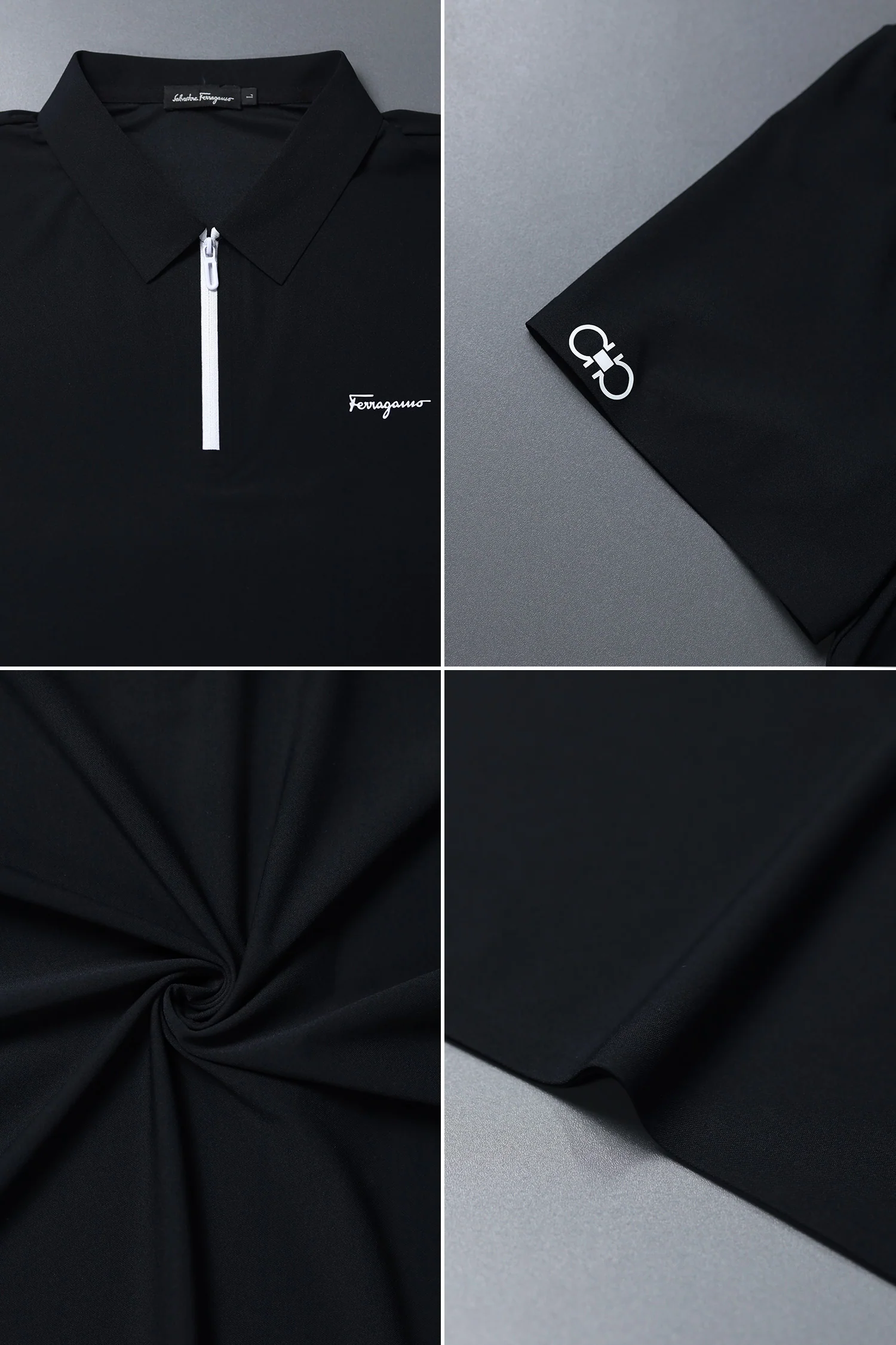 Fergmo Zipper Closure Style Men's Polo Shirt* - Image 12