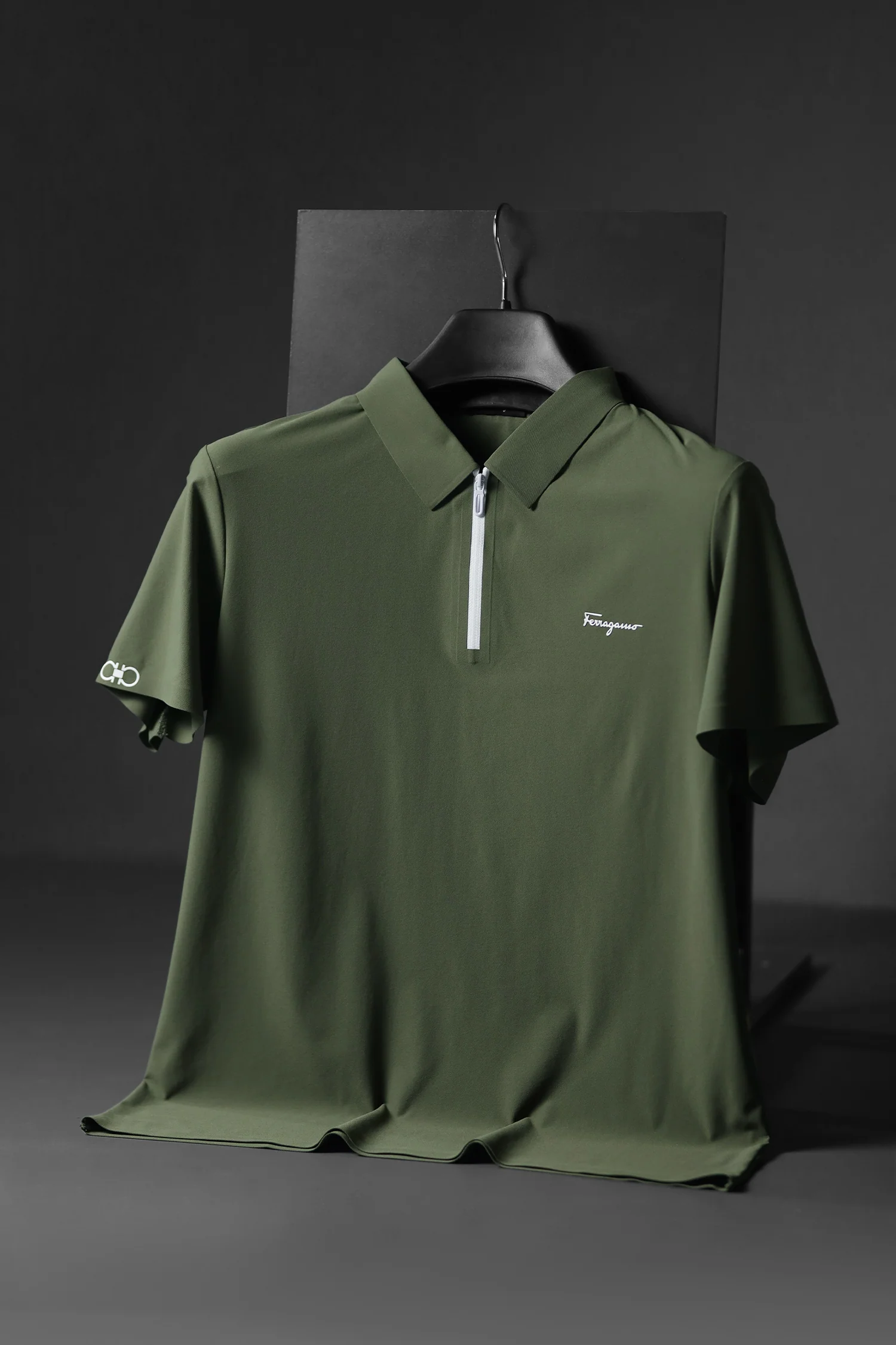 Fergmo Zipper Closure Style Men's Polo Shirt* - Image 14