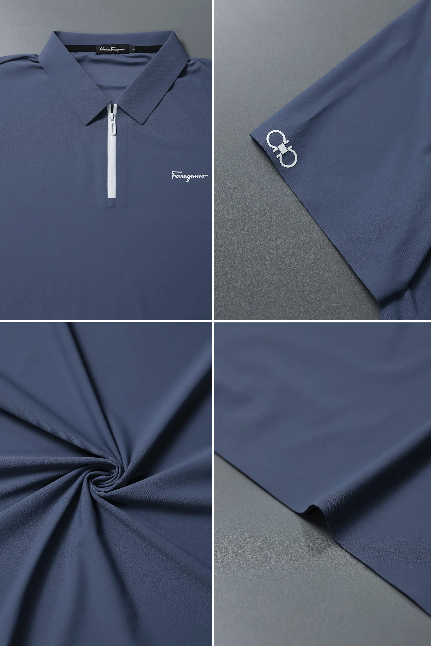 Fergmo Zipper Closure Style Men's Polo Shirt* - Image 4