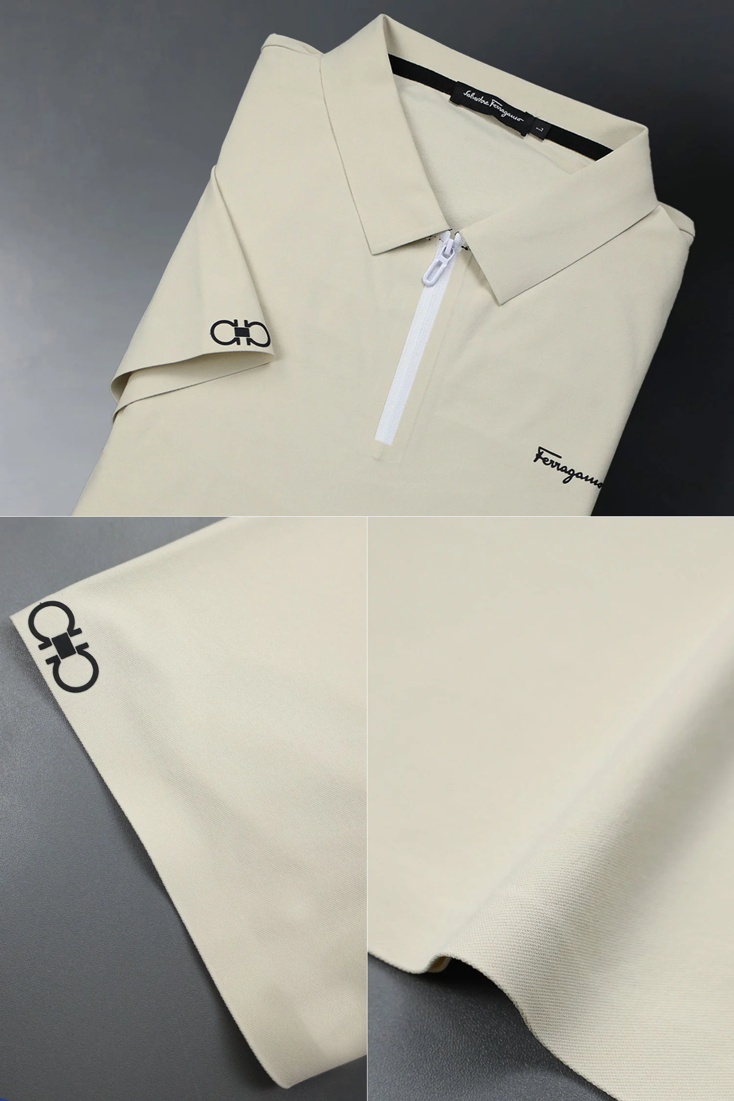 Fergmo Zipper Closure Style Men's Polo Shirt* - Image 7