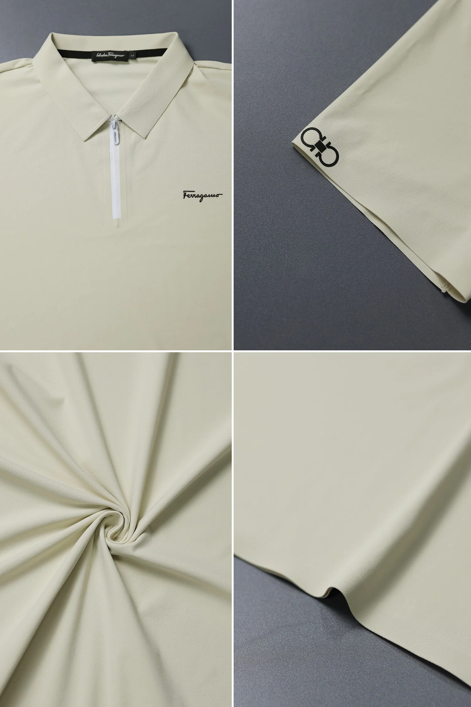 Fergmo Zipper Closure Style Men's Polo Shirt* - Image 8