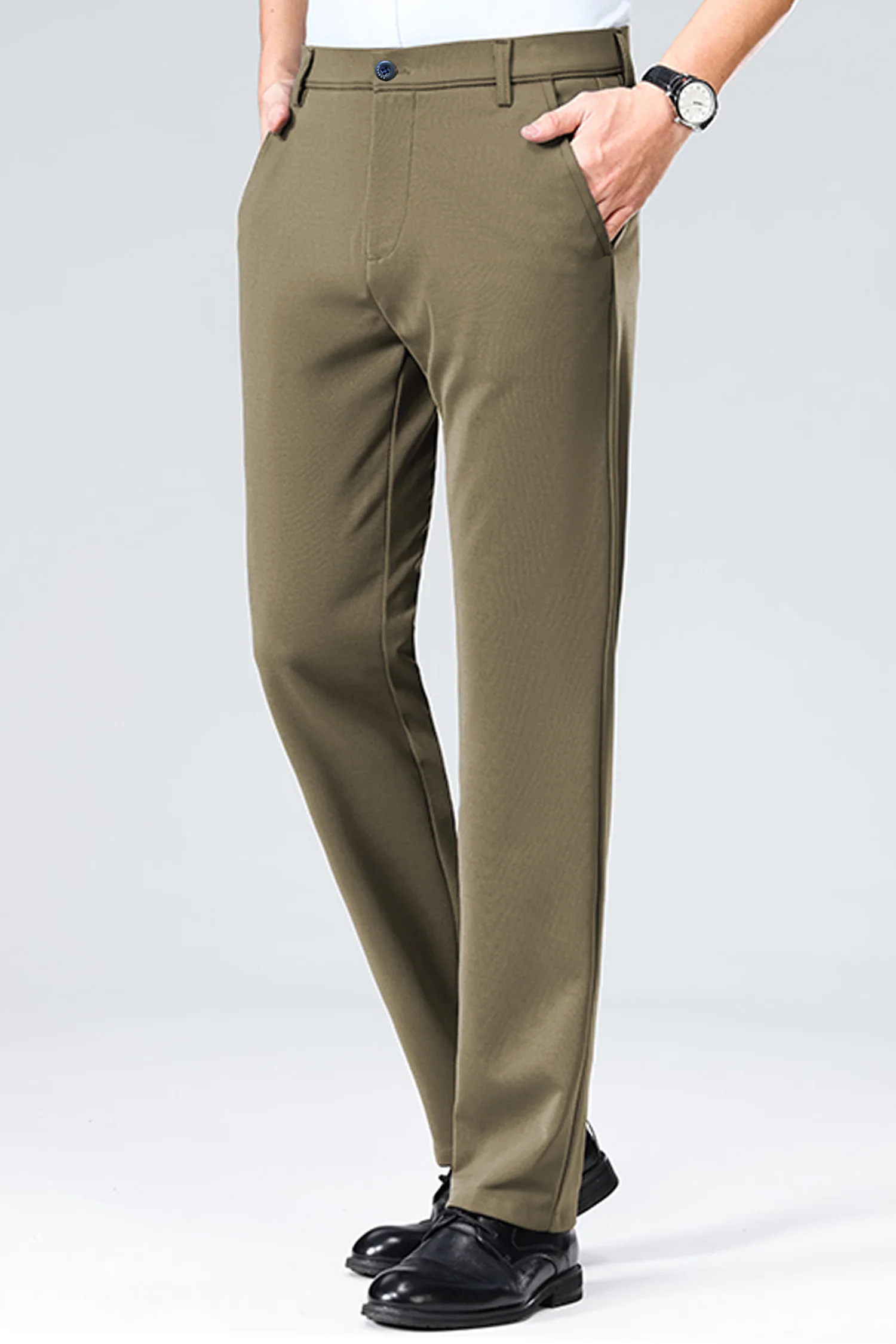 Finely Love Executive Slim fit Cotton Pant - Image 3