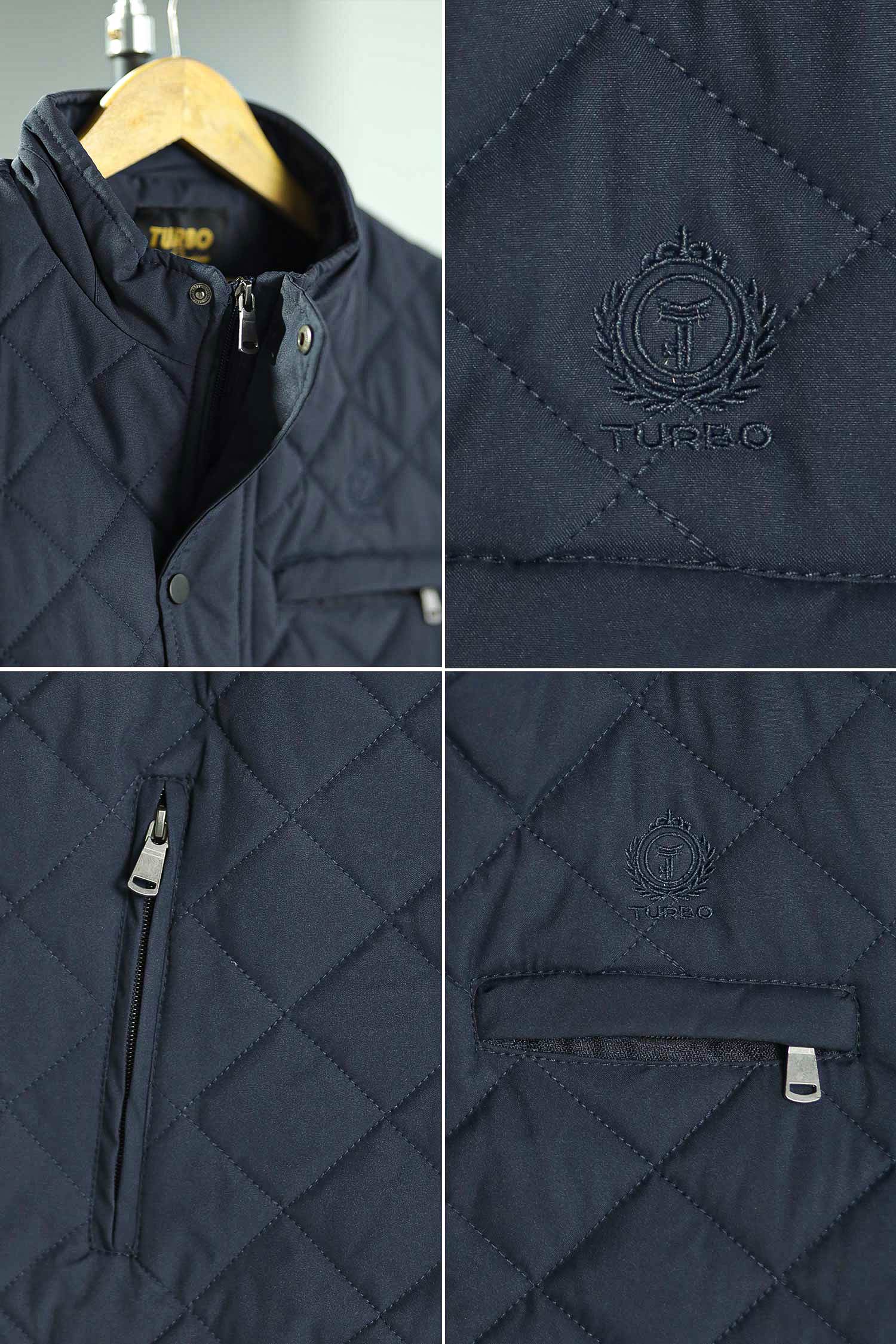Stone Quilted Imported Men's Gilet - Image 6