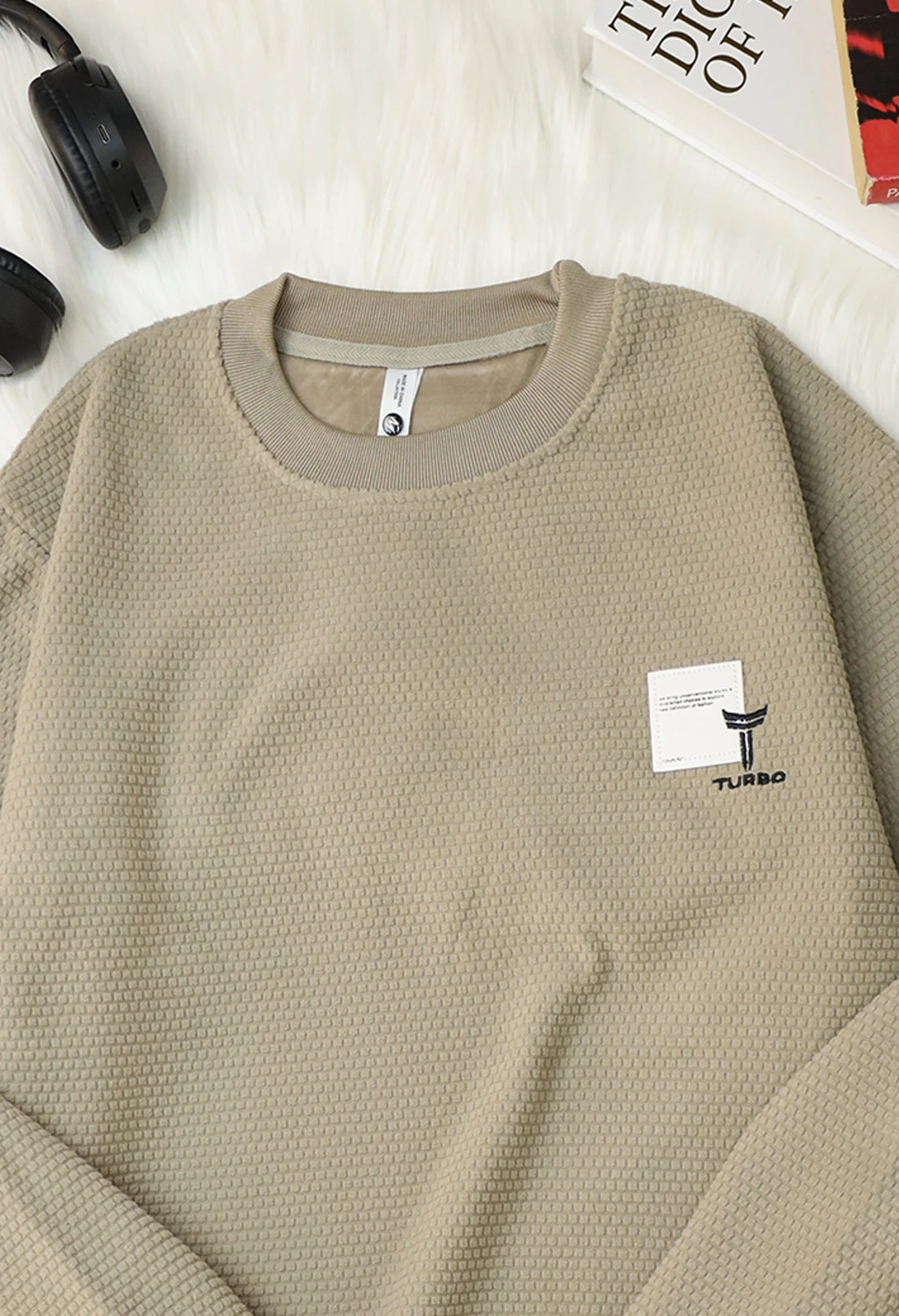 Turbo HoneyComb Patterened Imported Men's Sweatshirt - Image 16