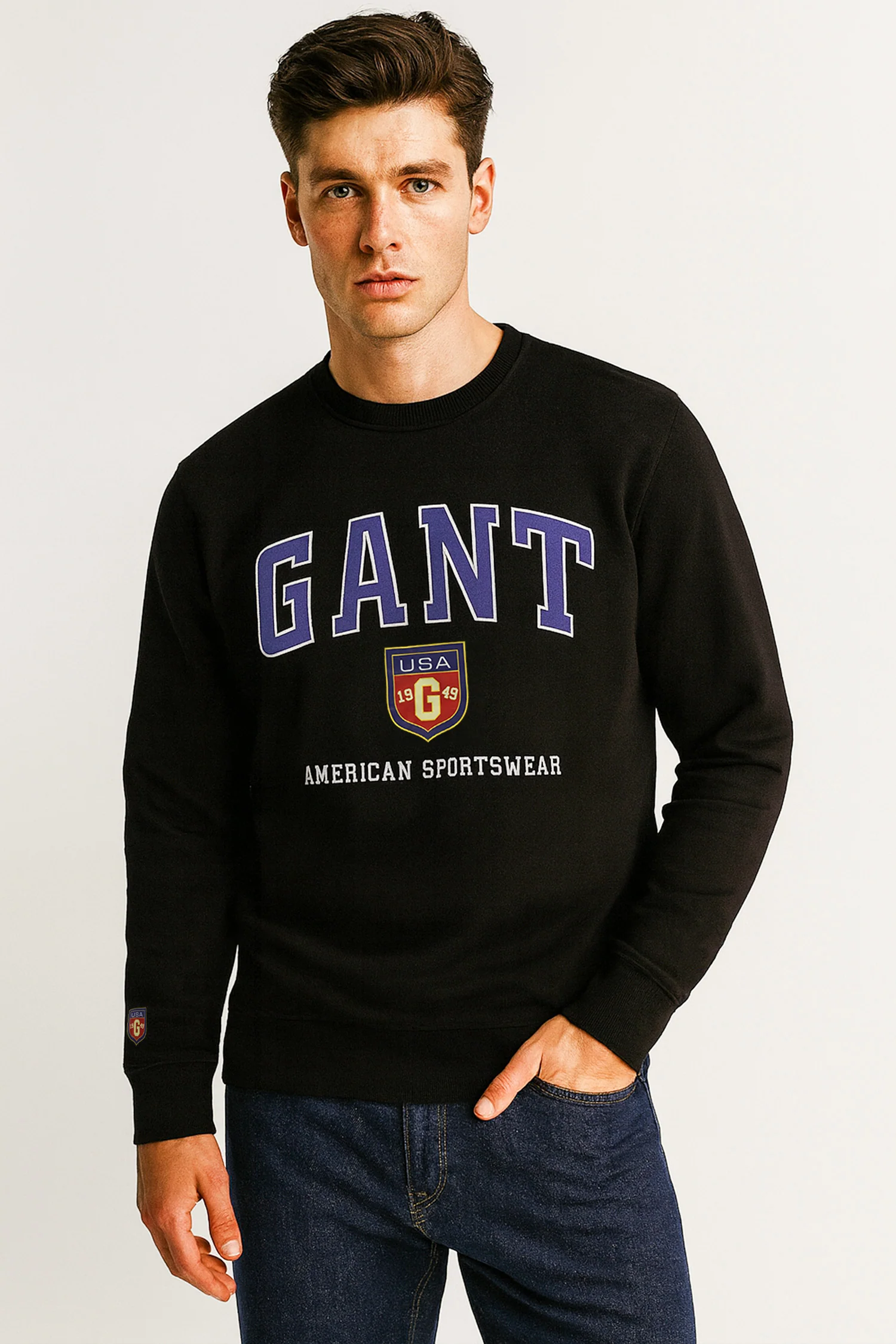 Gant Graphic TurtleNeck Imported Men's Sweatshirt - Image 11