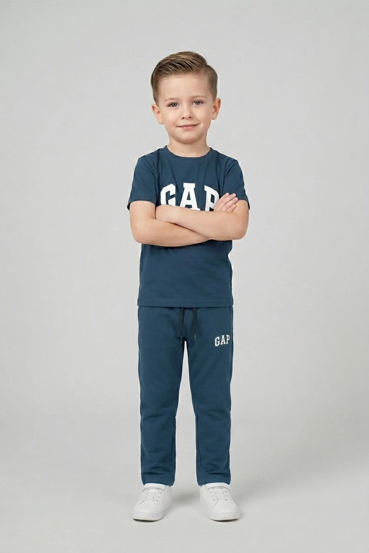 Gap Heritage Logo Younger Kids Co-Ord Set - Image 7
