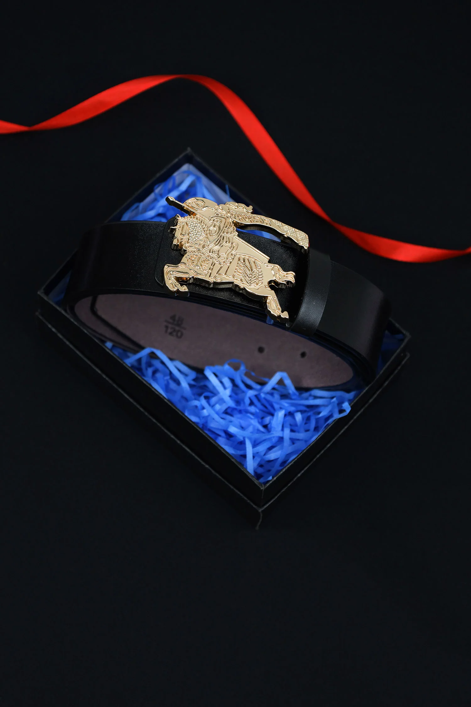 Burbrry Metal Alloy Automatic Buckle Branded Belt - Image 5