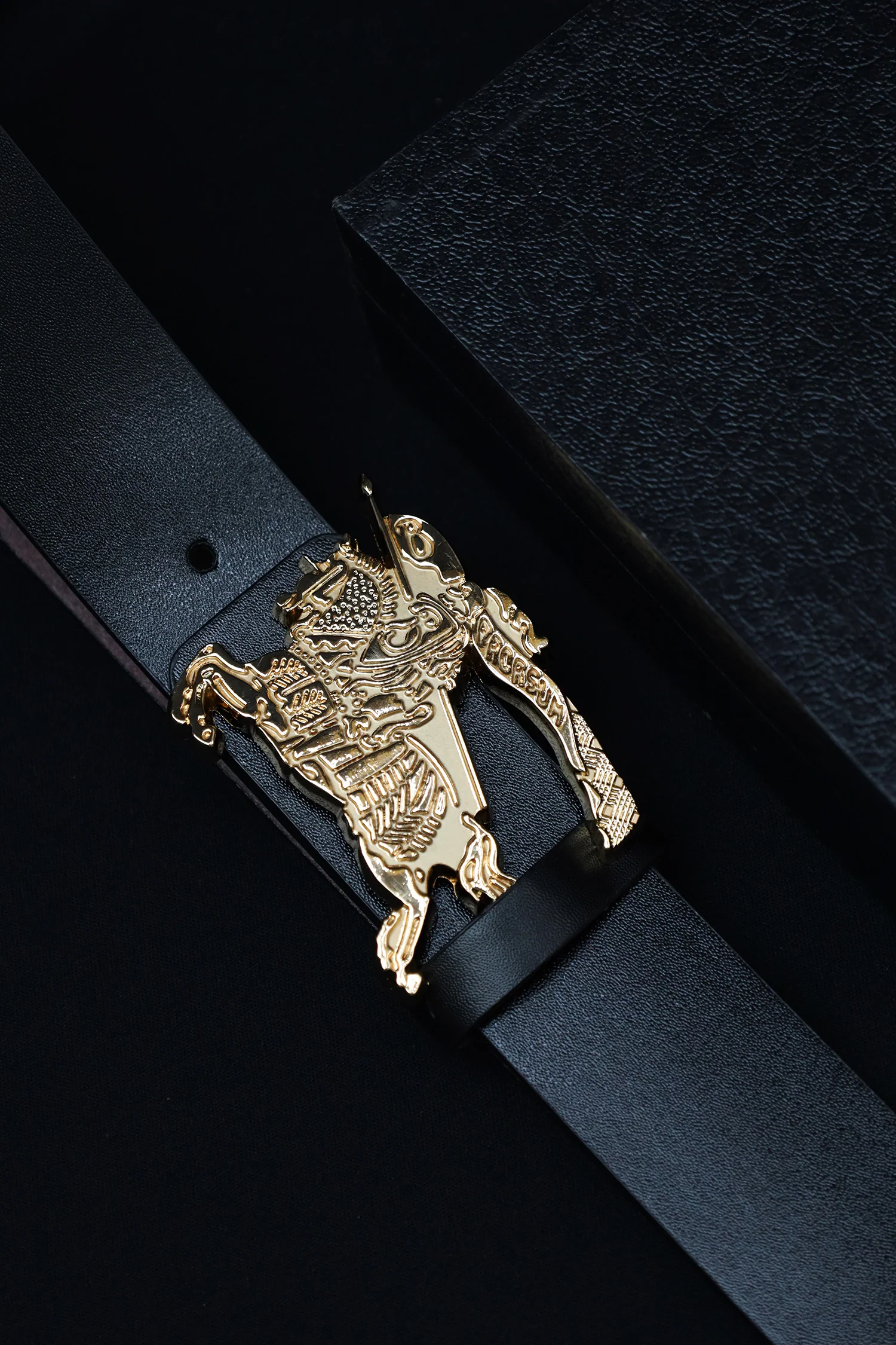 Burbrry Metal Alloy Automatic Buckle Branded Belt - Image 6