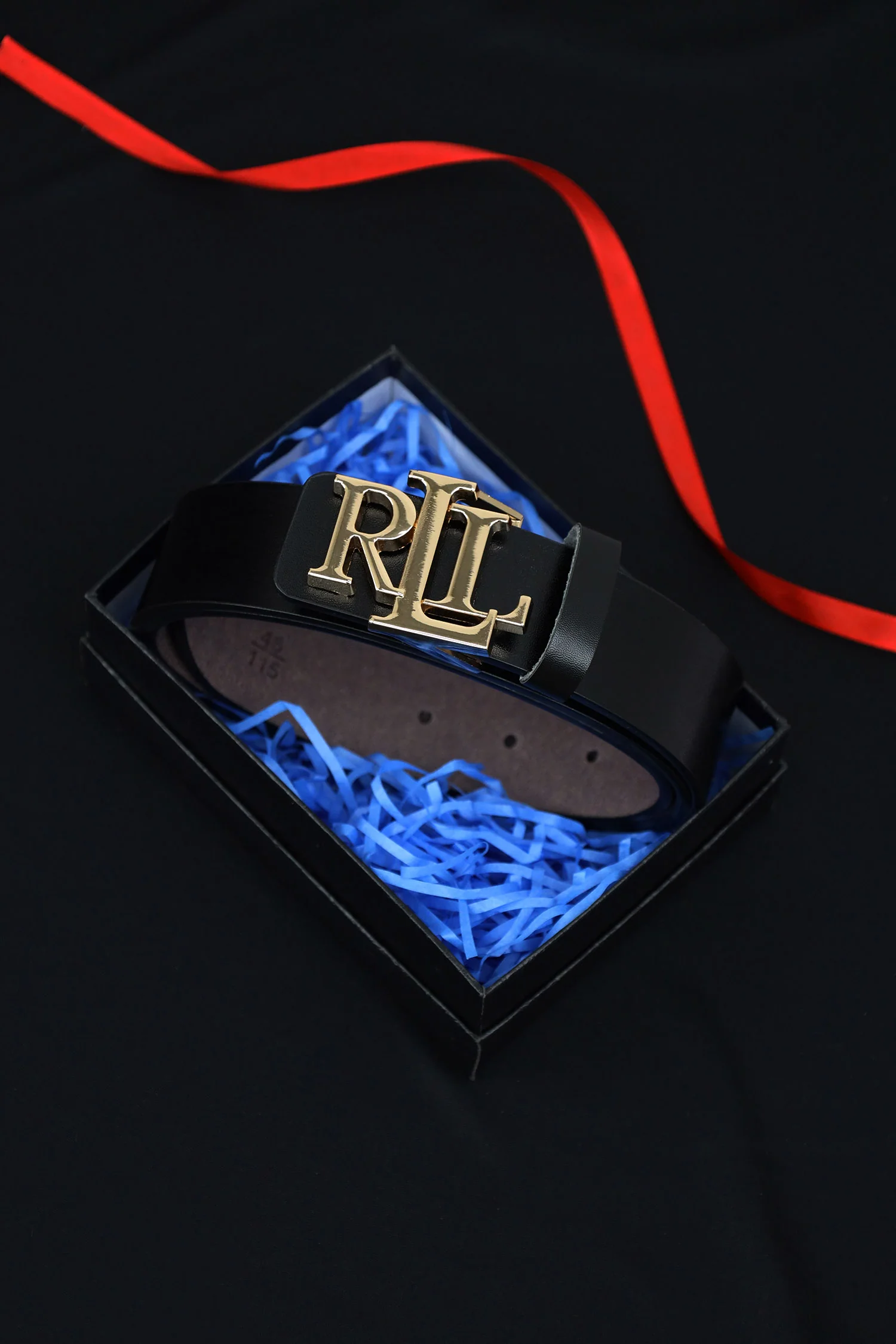 RaPH Luren Metal Alloy Automatic Buckle Branded Belt - Image 4