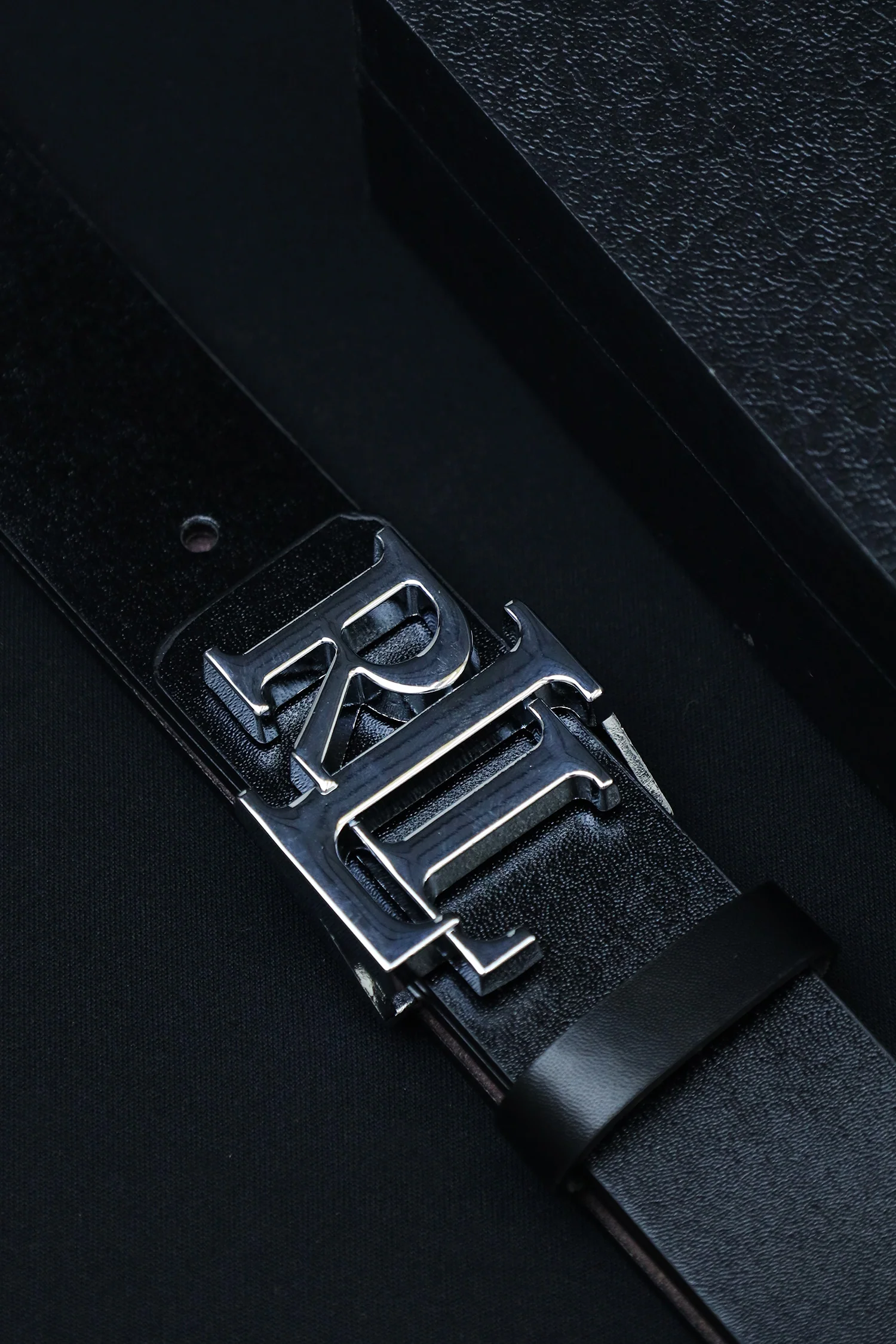 RaPH Luren Metal Alloy Automatic Buckle Branded Belt - Image 9