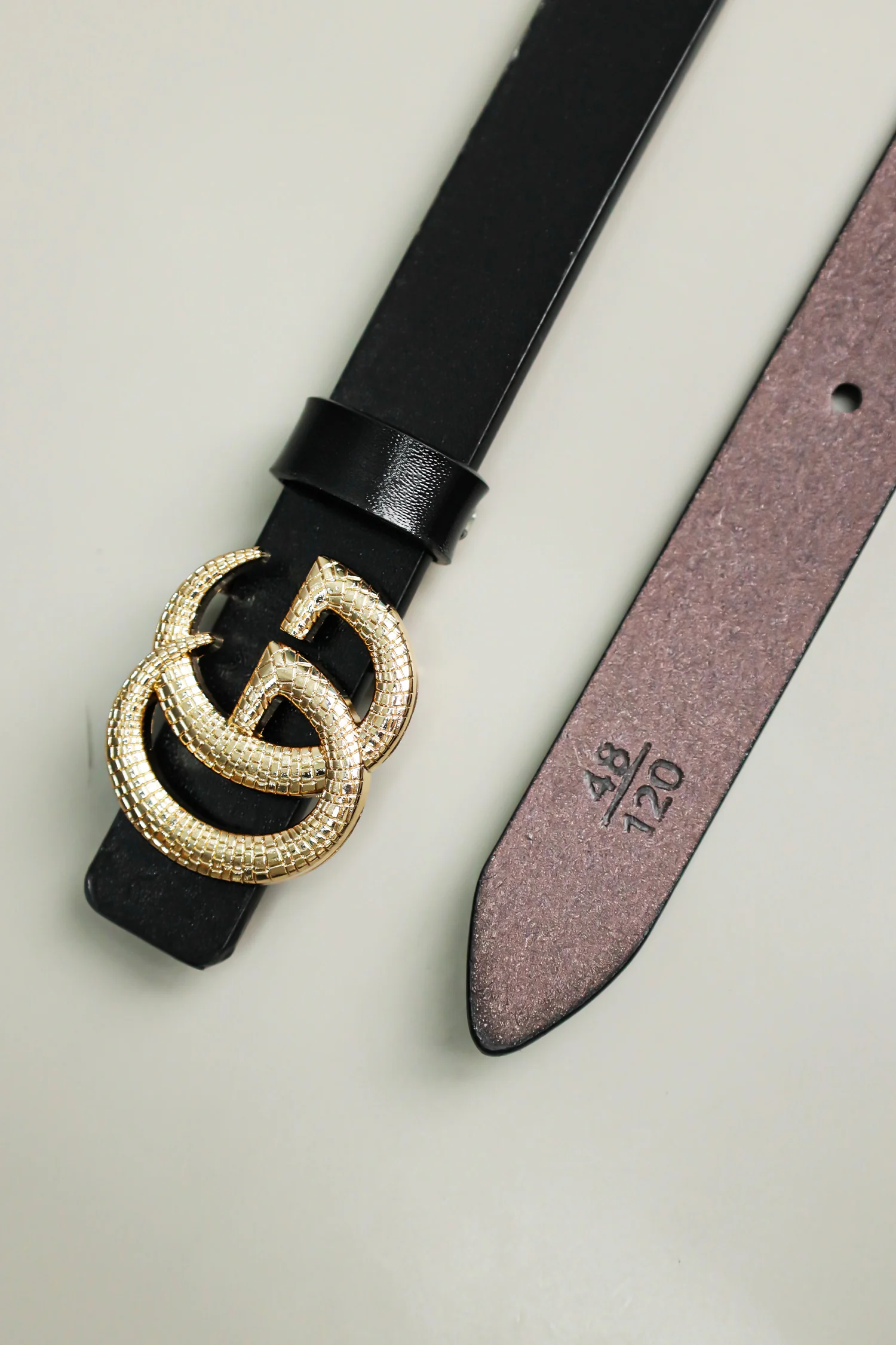 G Metal Alloy Automatic Buckle Branded Belt - Image 5