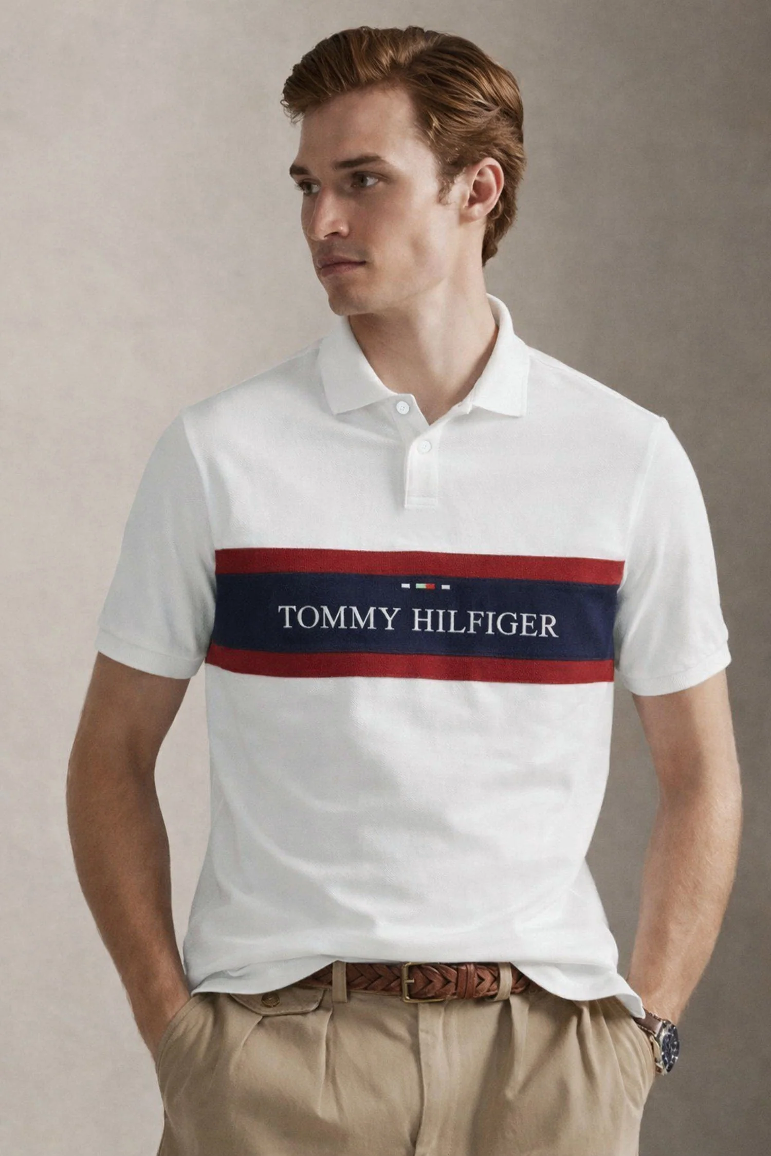 Tmy Hilfgr Regular Fit Wicking Men's Polo Shirt - Image 10