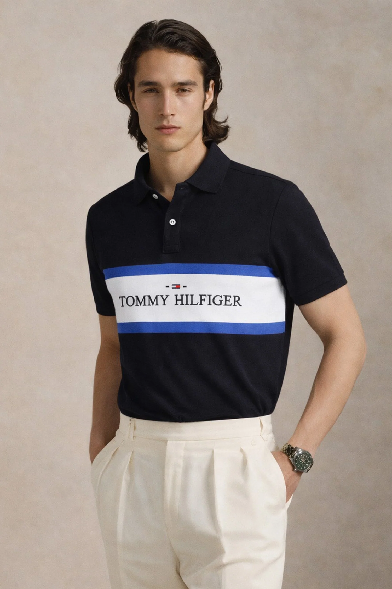 Tmy Hilfgr Regular Fit Wicking Men's Polo Shirt - Image 7