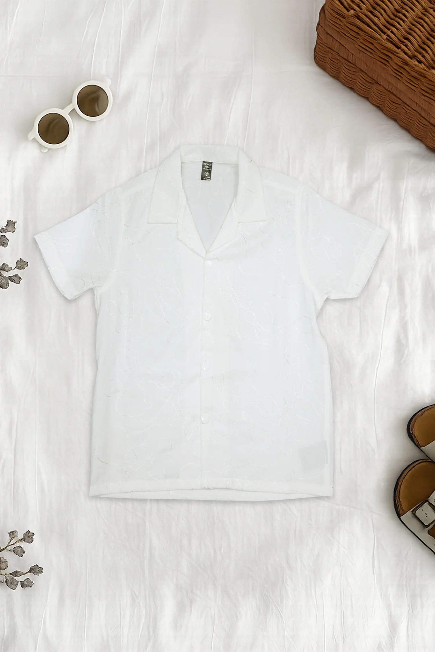 Turbo Cuban Collar Younger Kids Casual-Shirt - Image 3