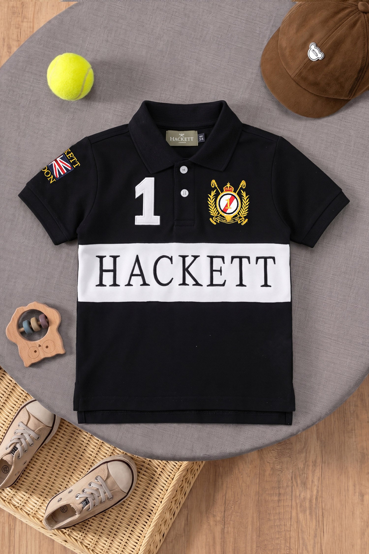 Hcket Classic Fit Younger Kids Polo Shirt - Image 8