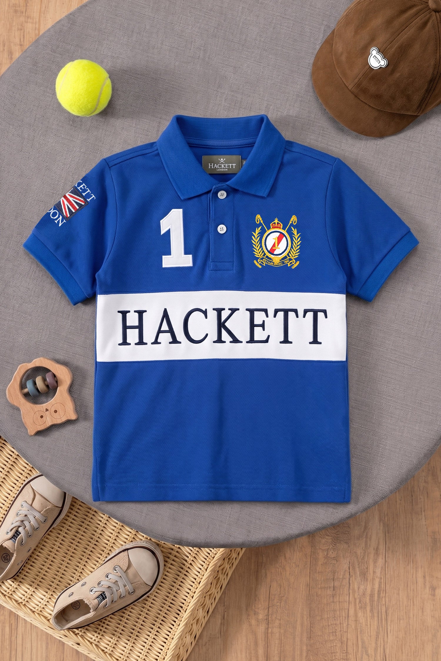 Hcket Classic Fit Younger Kids Polo Shirt - Image 2