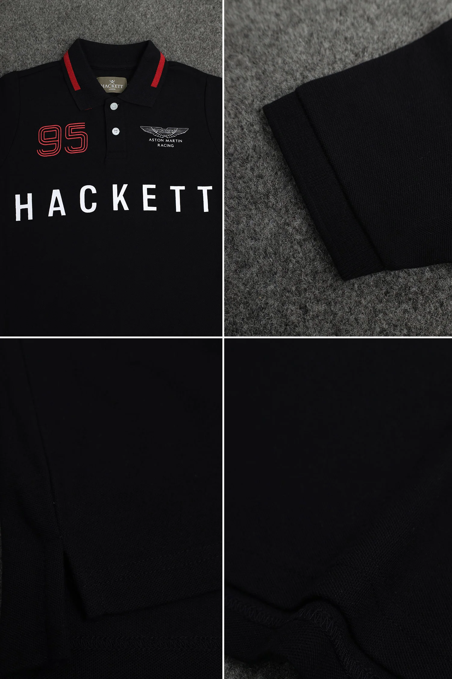 Hcket x Aston Martin Racing Addition Younger Kids Polo Shirt - Image 8