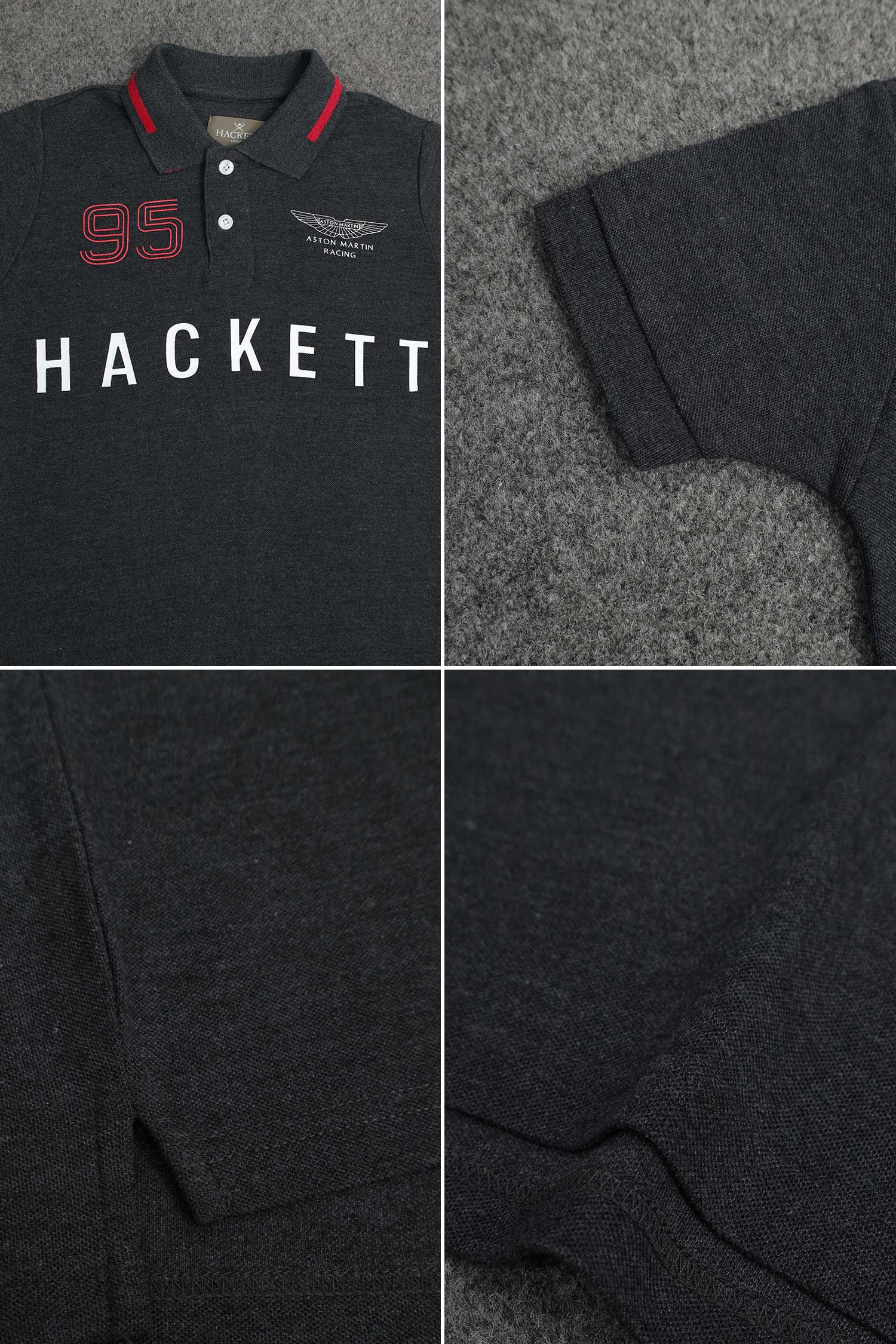 Hcket x Aston Martin Racing Addition Younger Kids Polo Shirt - Image 6
