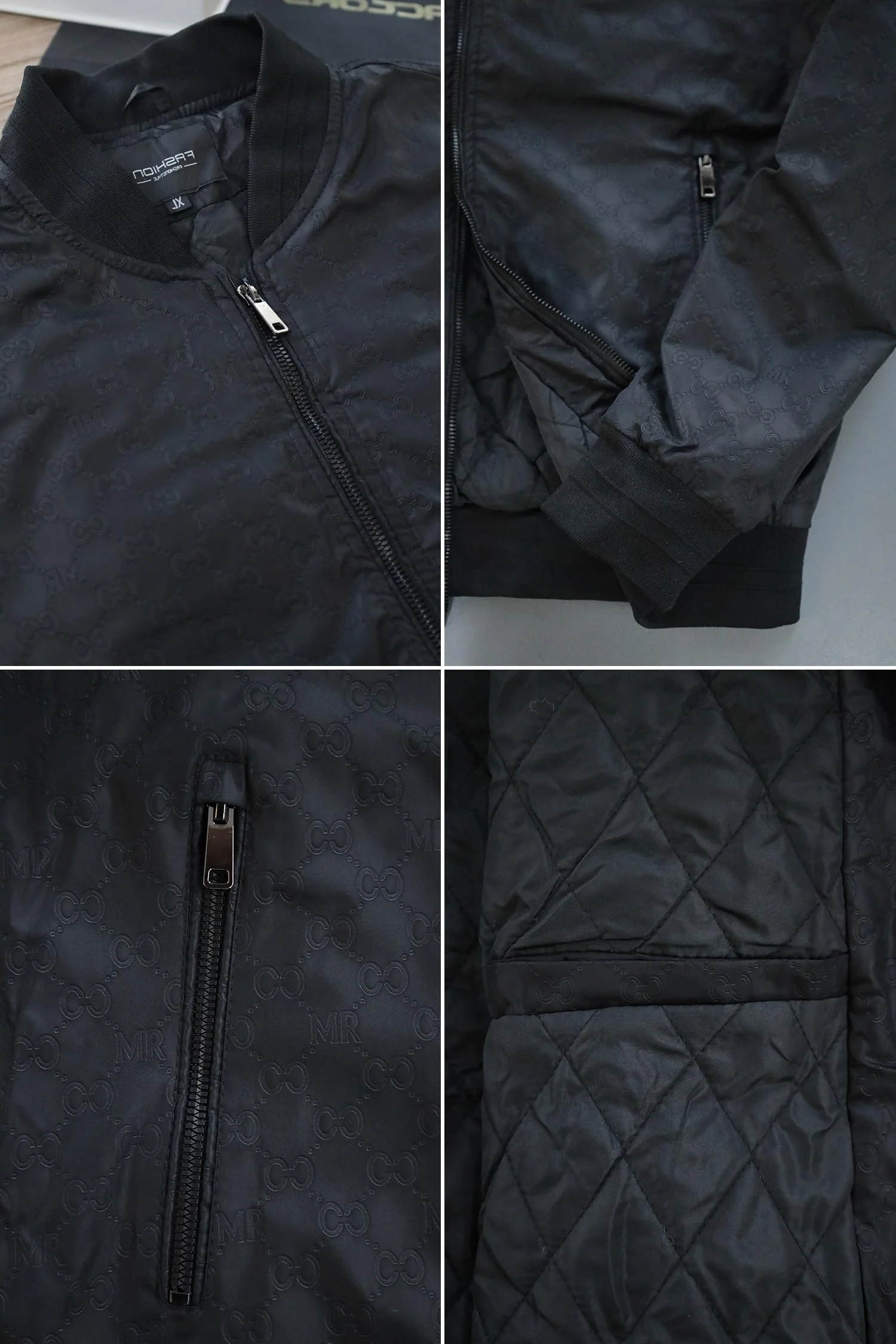 Hexagon Printing Imported Light Weight Jacket - Image 12