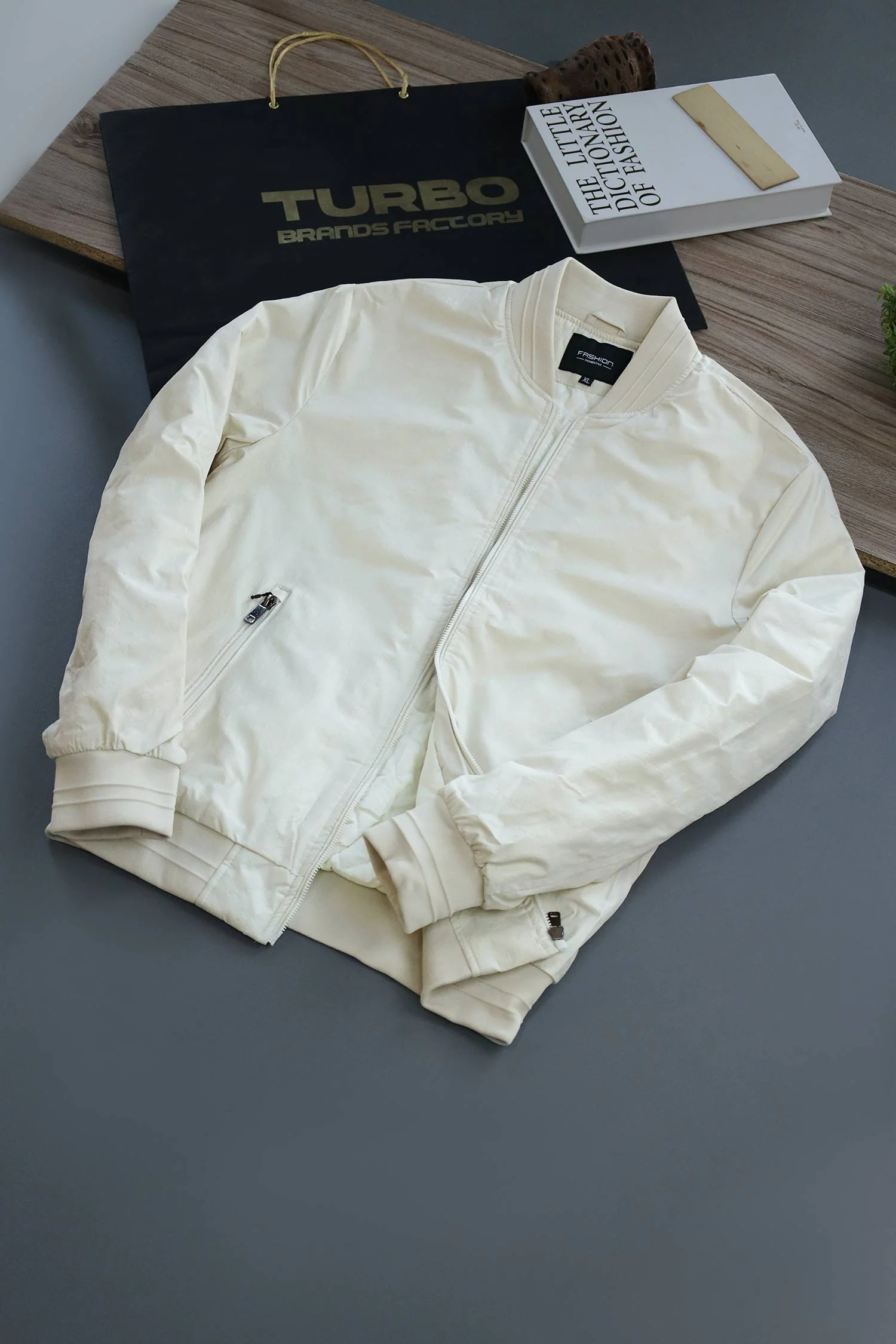 Hexagon Printing Imported Light Weight Jacket - Image 6