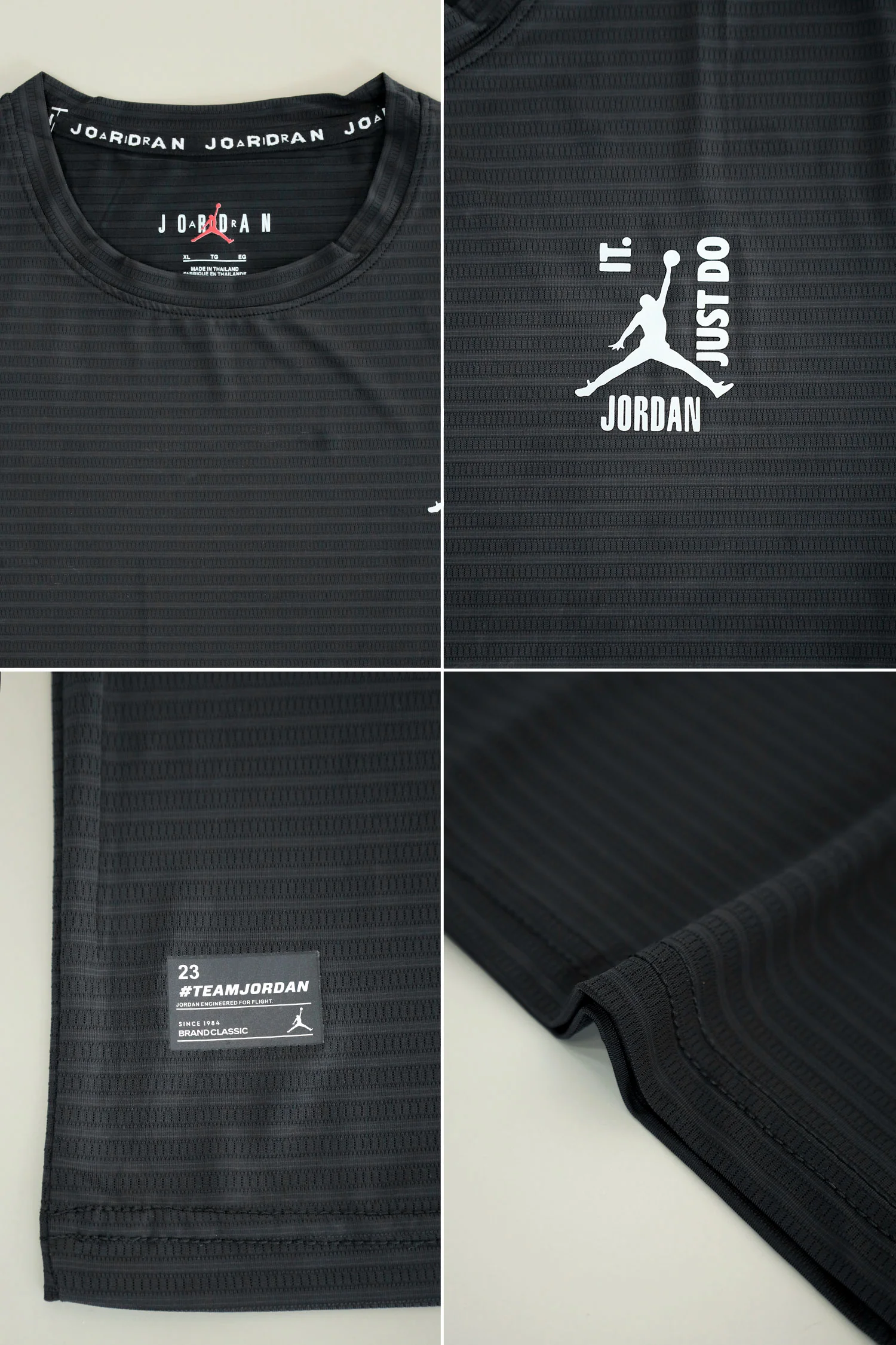 Jrdn Air Jst do it Textured Mesh Dry-Fit Tee - Image 9