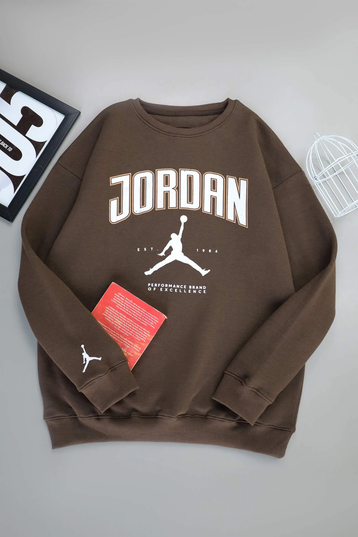 Jrdn Flight Heritage Crew Neck Imported Sweatshirt - Image 8