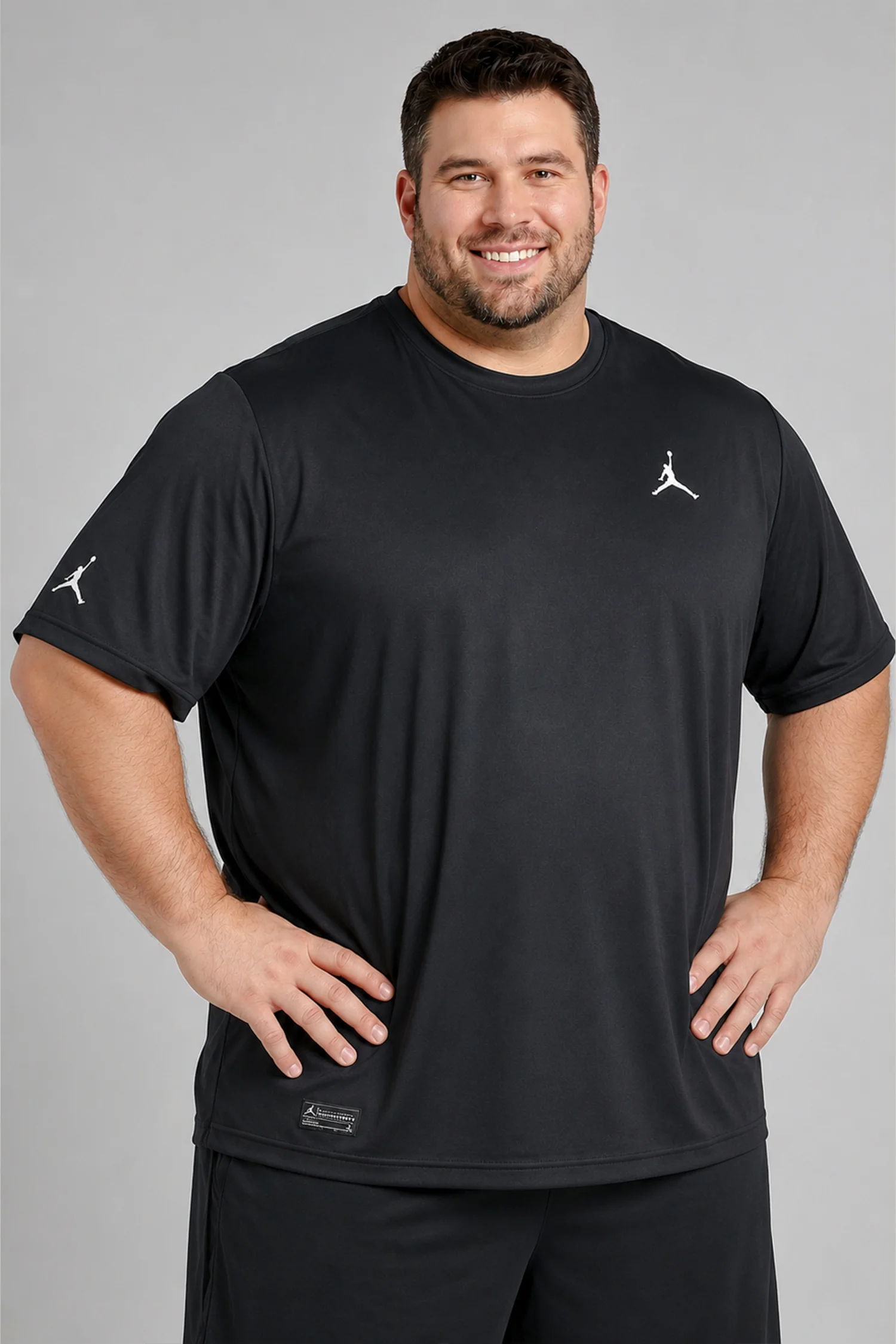 Jrdn Jumpman Logo Style Big & Tall Imp Dry-Fit Tee - Image 10