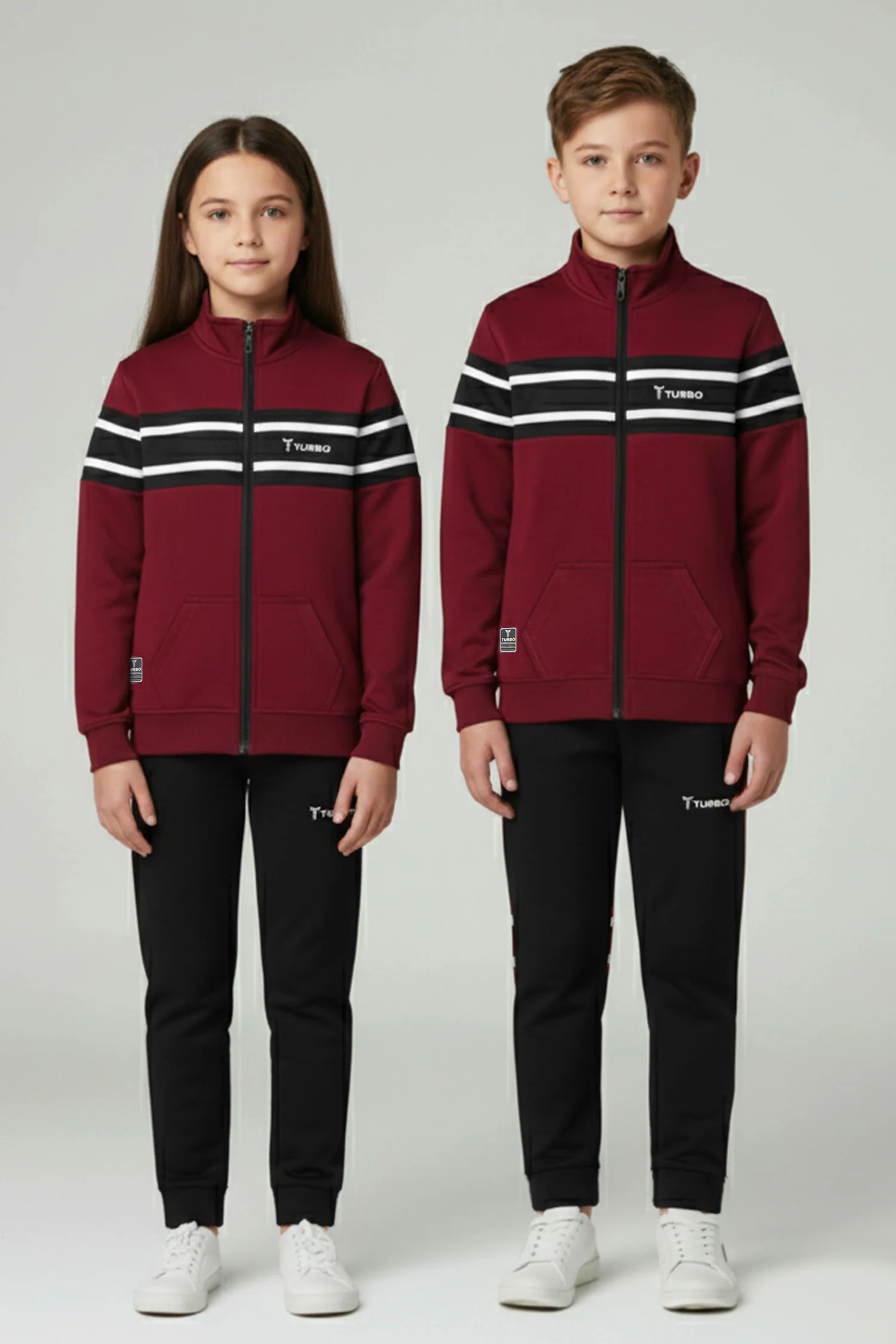 Turbo Color-Block Panel Unisex Younger Kids Tracksuit - Image 11