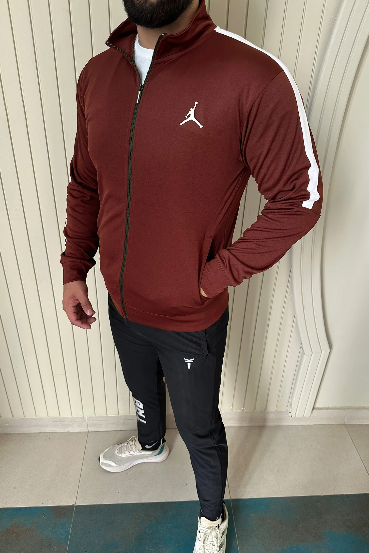 Jrdn Team Flight Training Men Zipper Upper