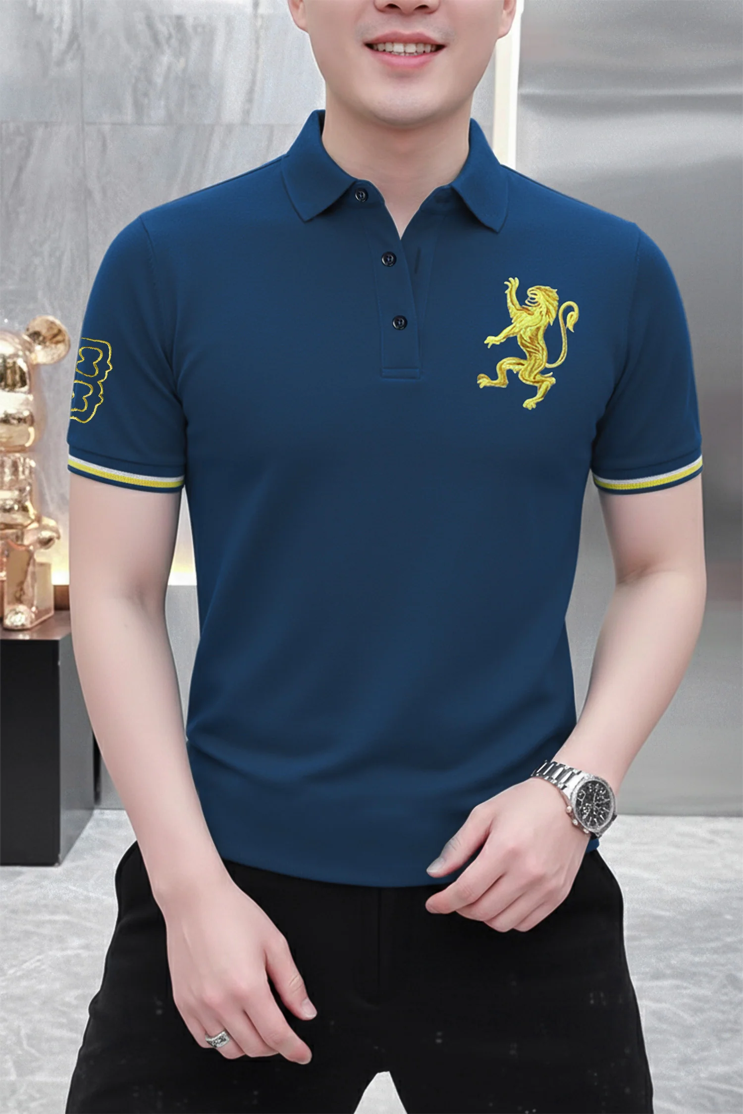 Grdno Modern Prestige Men's Polo Shirt - Image 17
