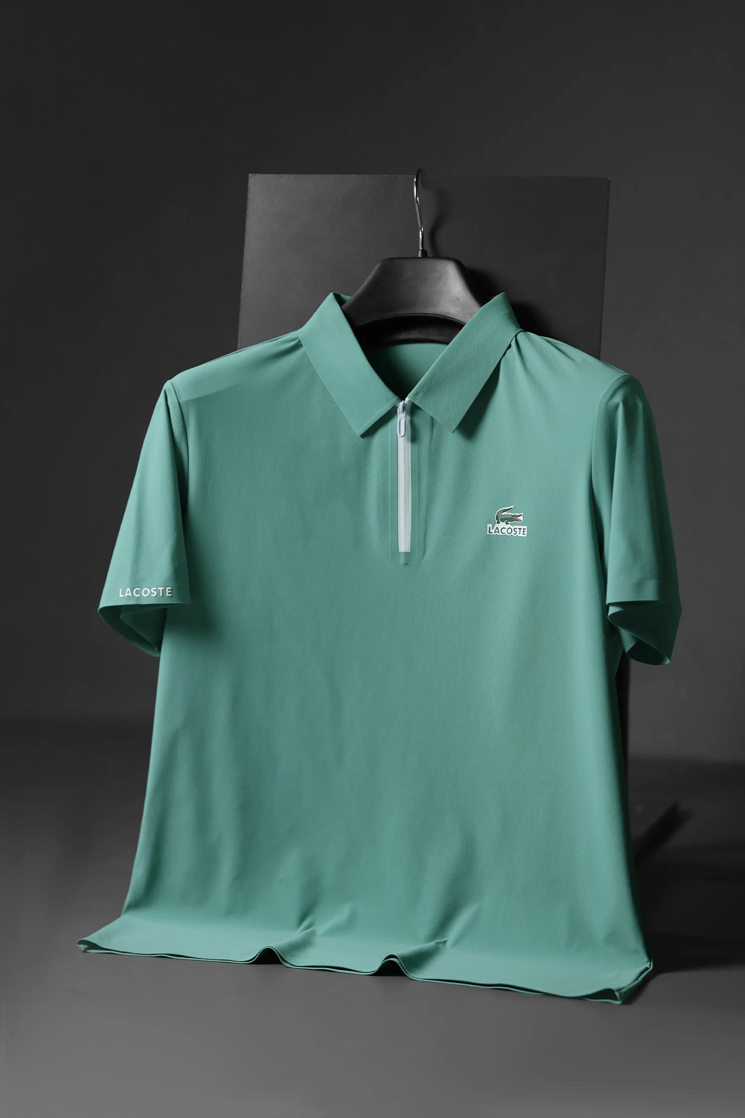 Lcste Classic Fit Men's Polo Shirt In Sea Green - Image 2