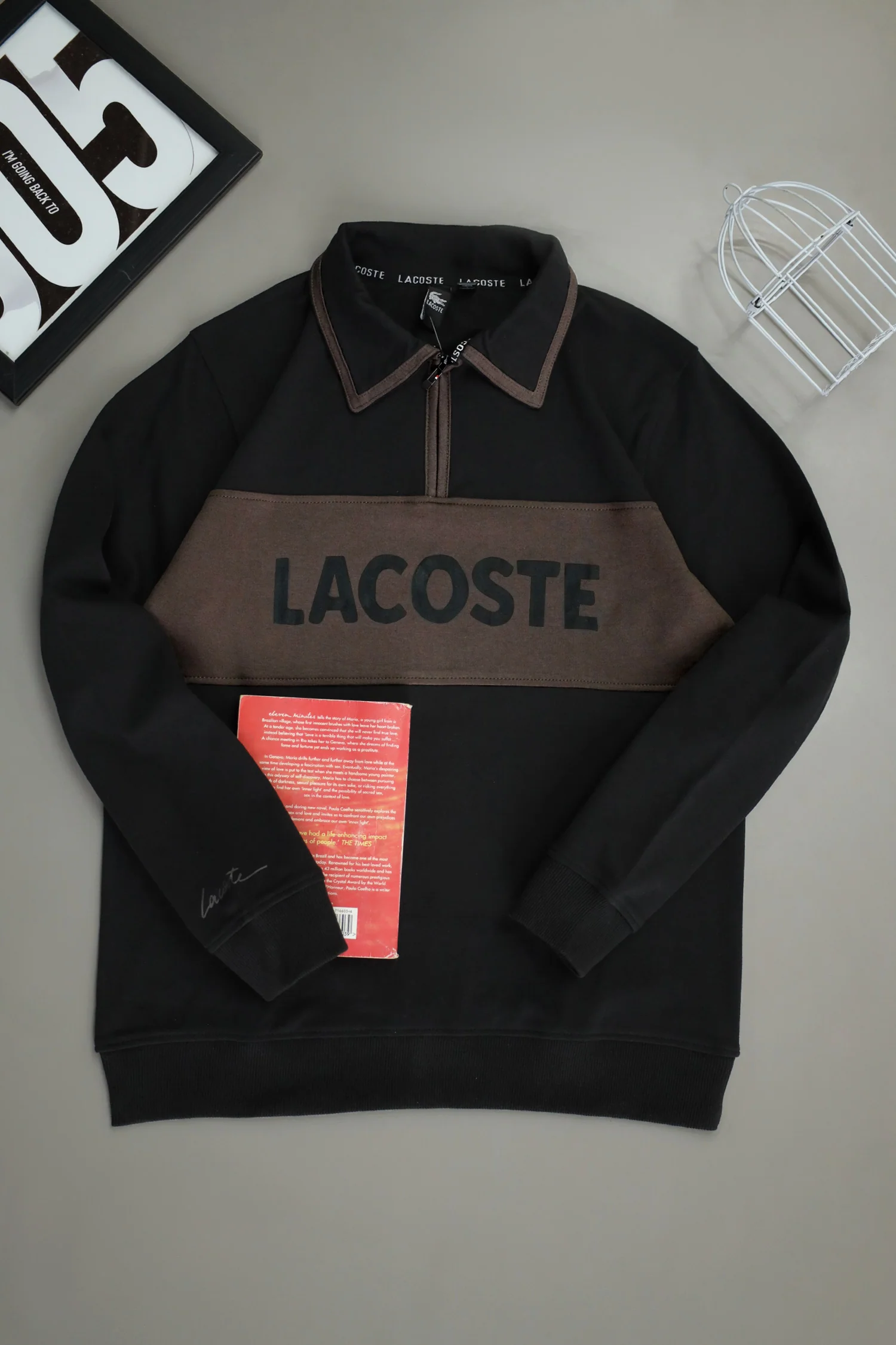 Lcste Color-Block Panel Imported Men's Sweatshirt - Image 10