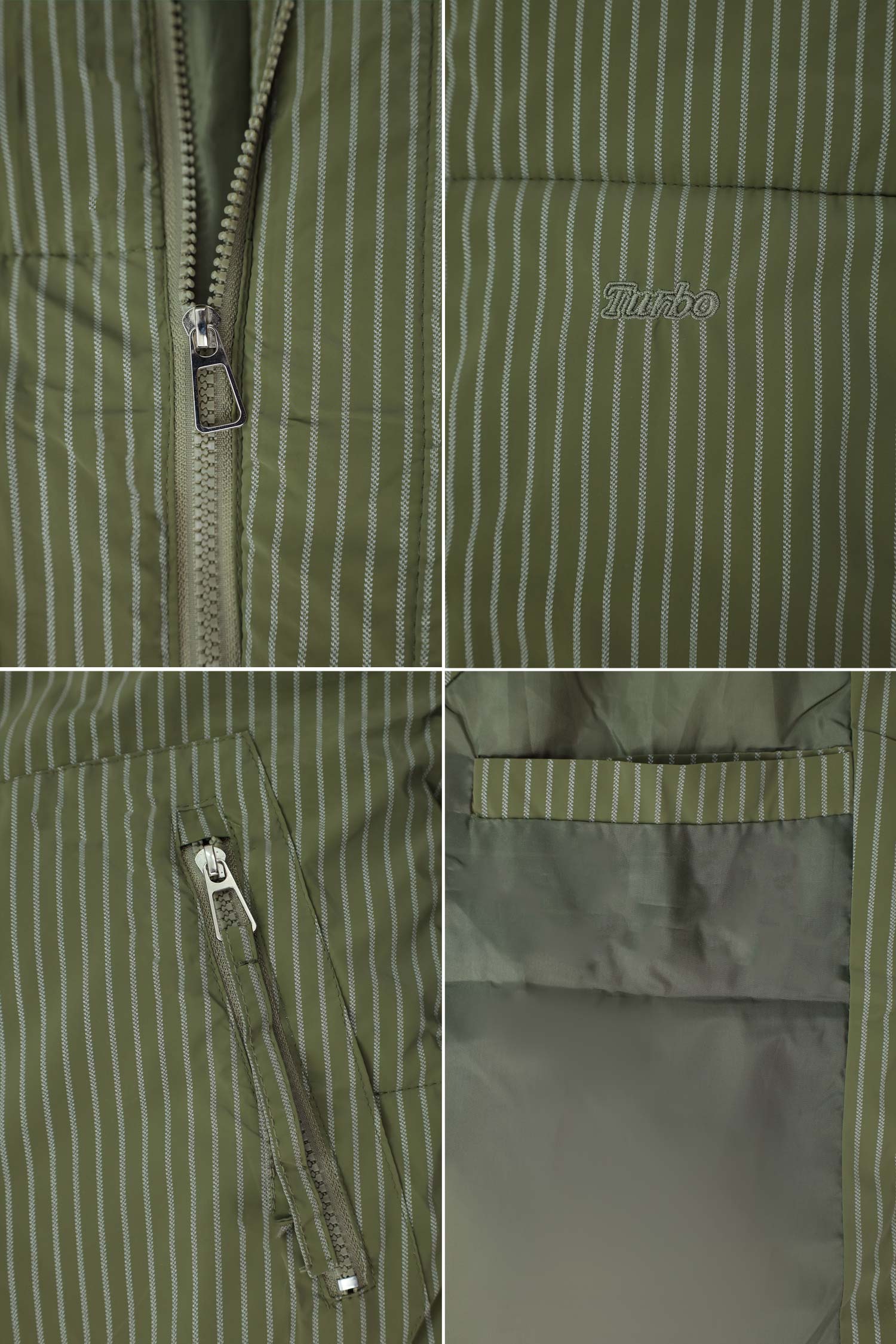 Lining Style Imported Men's Gilet In Olive Green - Image 4