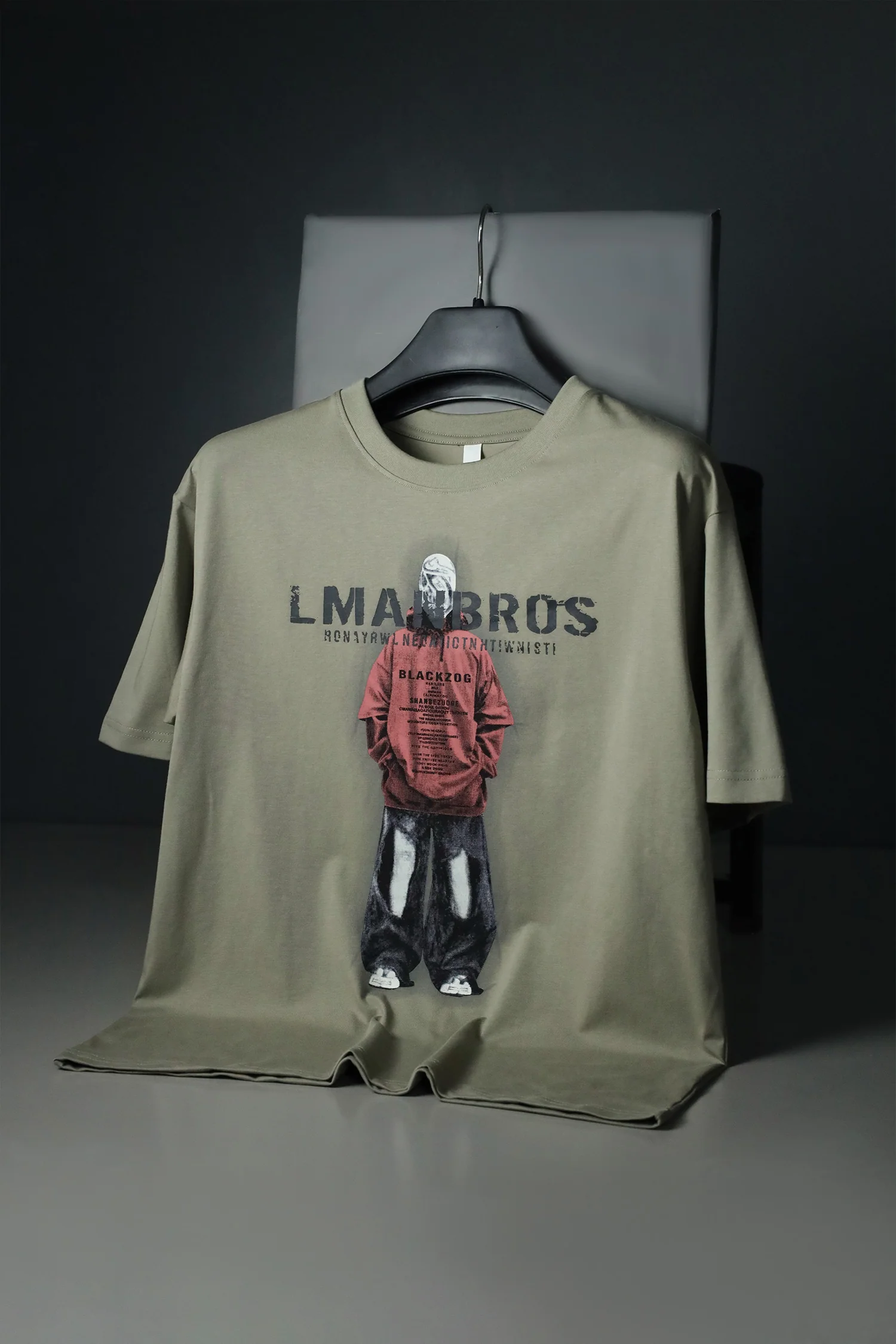 Lmanbros Graphic Round Neck T-shirt - Image 11