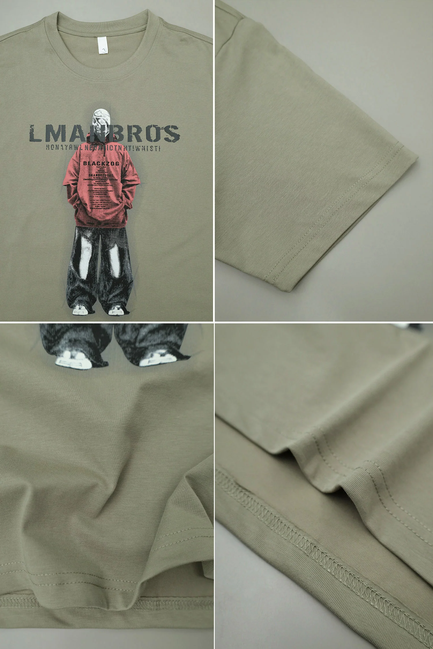 Lmanbros Graphic Round Neck T-shirt - Image 12