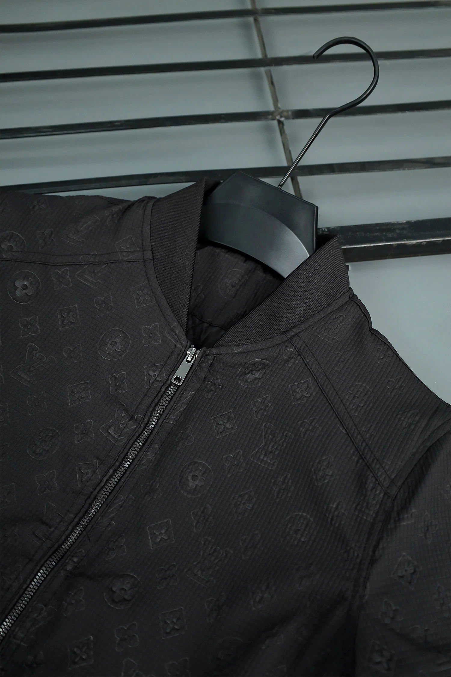 Luis Vten Wind Proved  Imported Light Weight Jacket In Black - Image 3