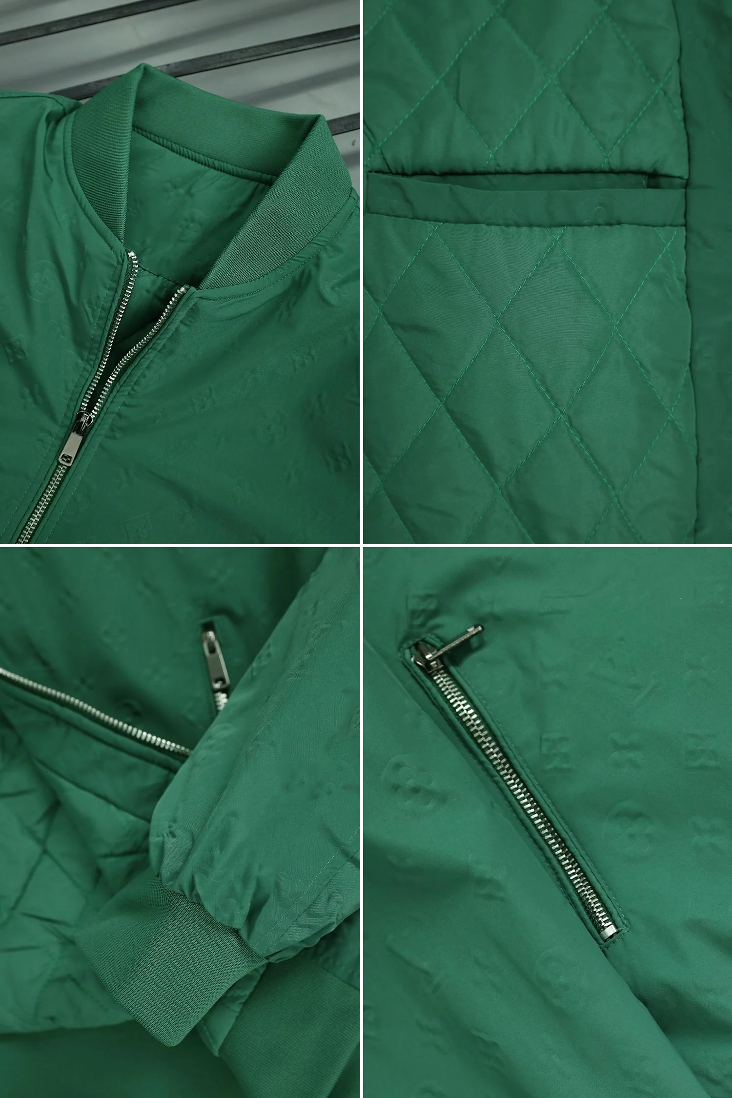 Luis Vten Winter Essential Imported Light Weight Jacket In Parrot Green - Image 4