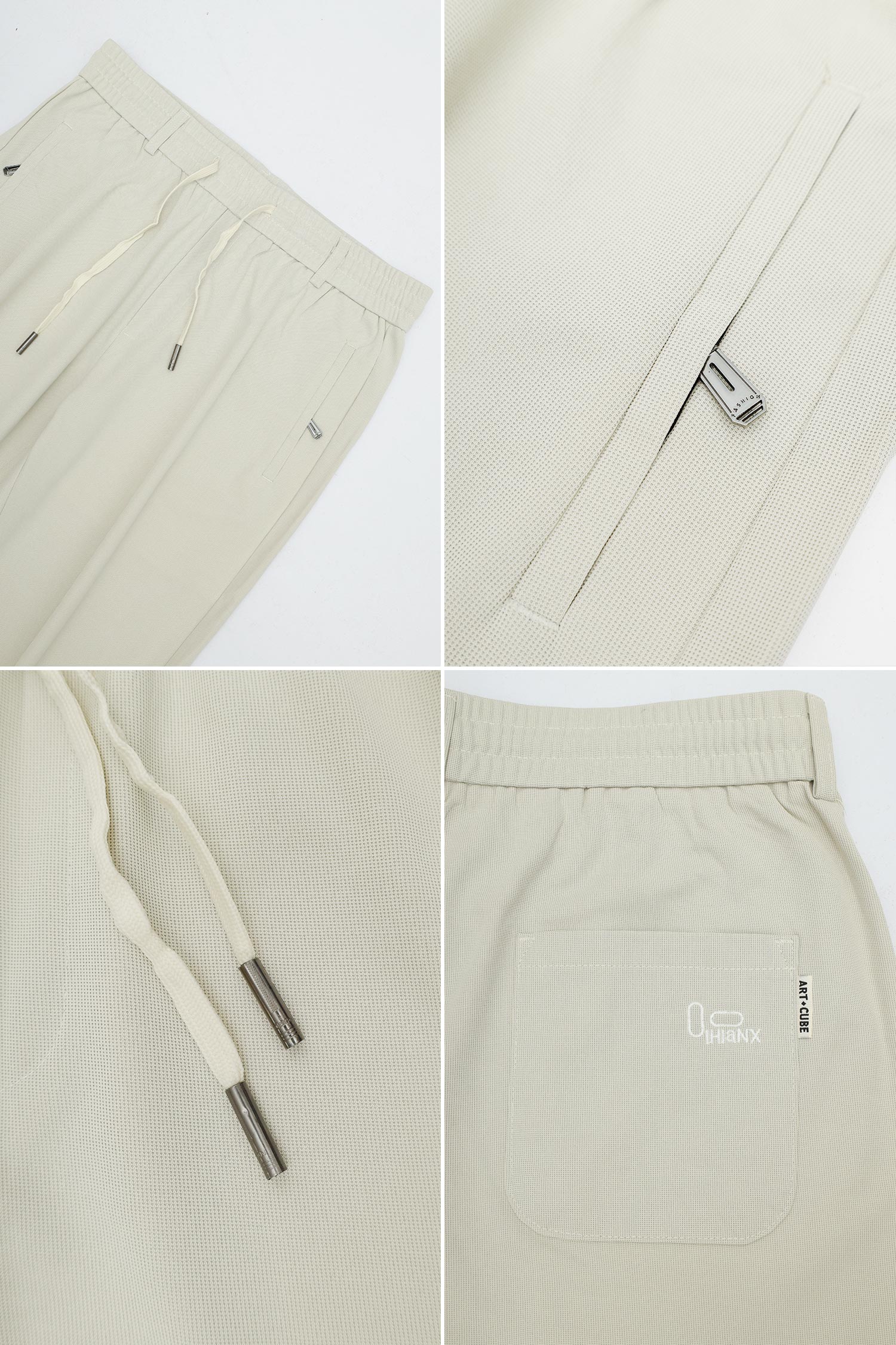 Men's All-Day Comfort Imported Slim-Fit Trouser In Beige - Image 4