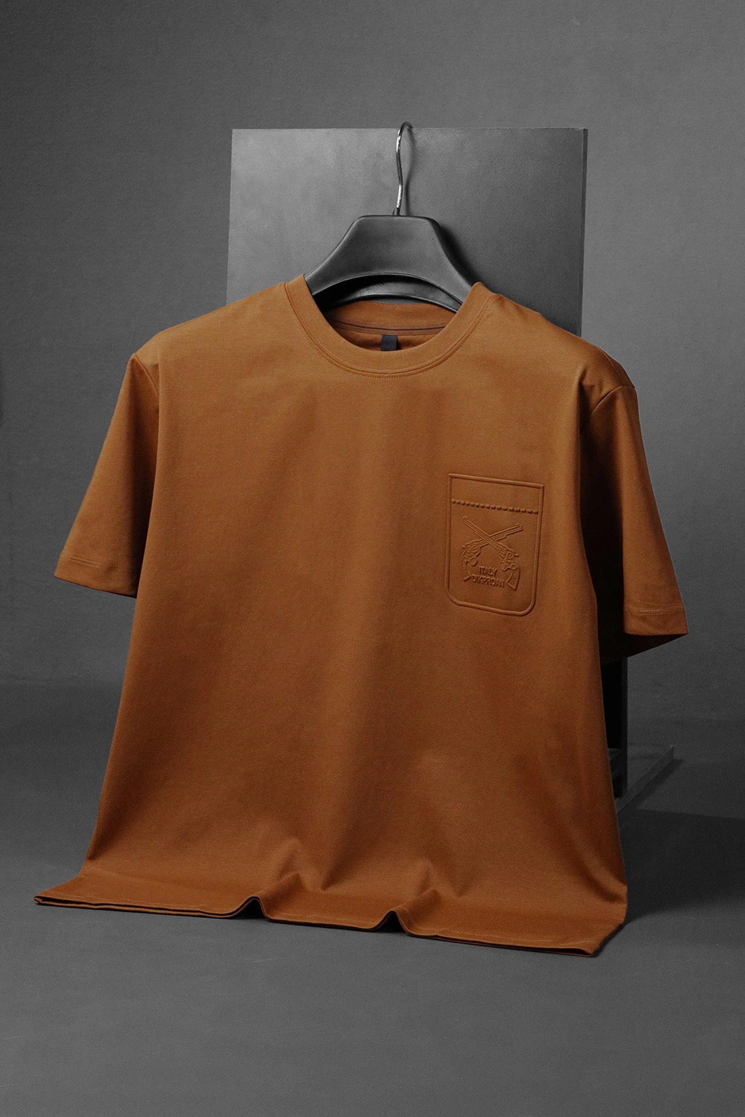 Mens Confection Monogram Round Neck T-Shirt - Image 5