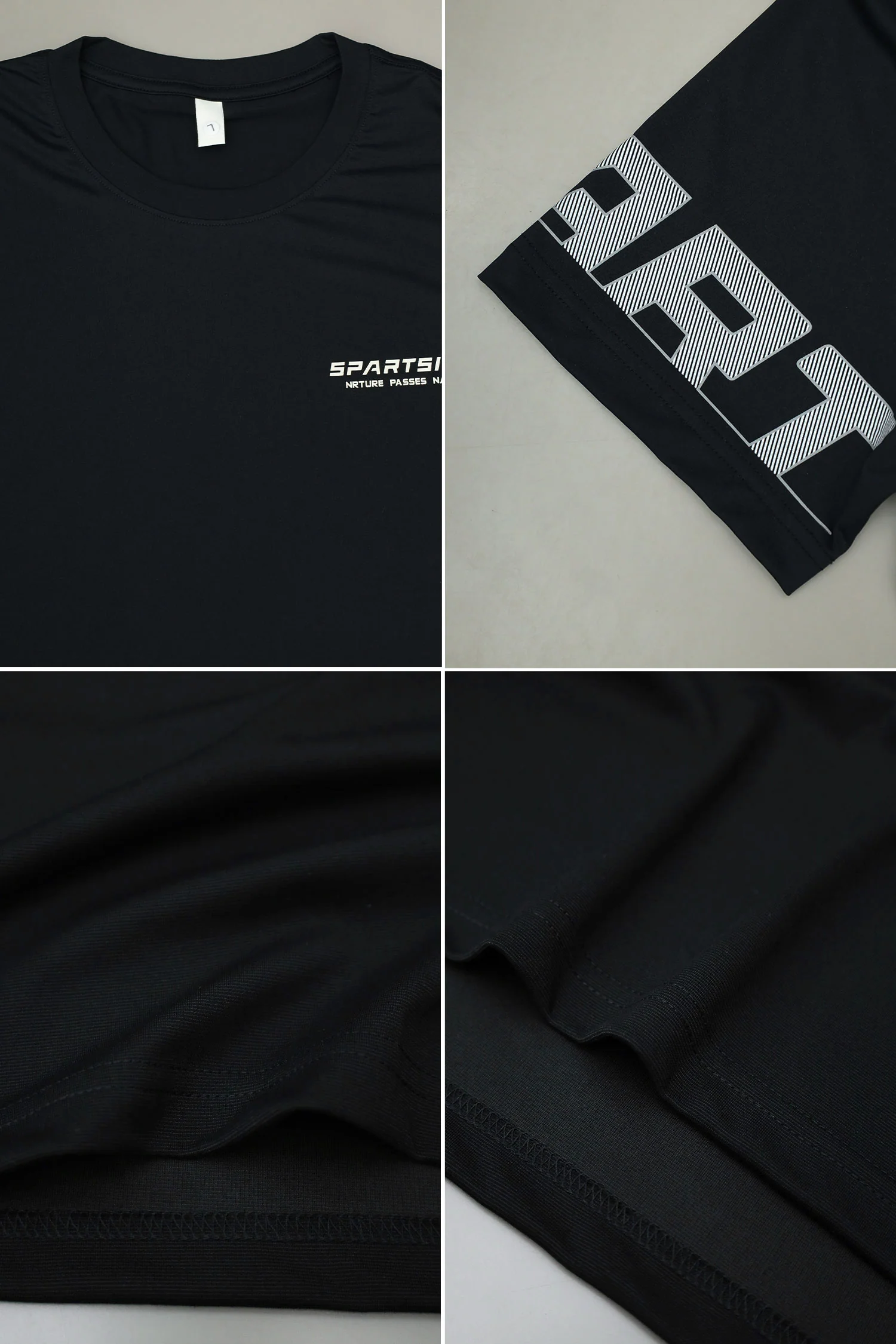 Mens Fit Wear Round Neck T-shirt - Image 4