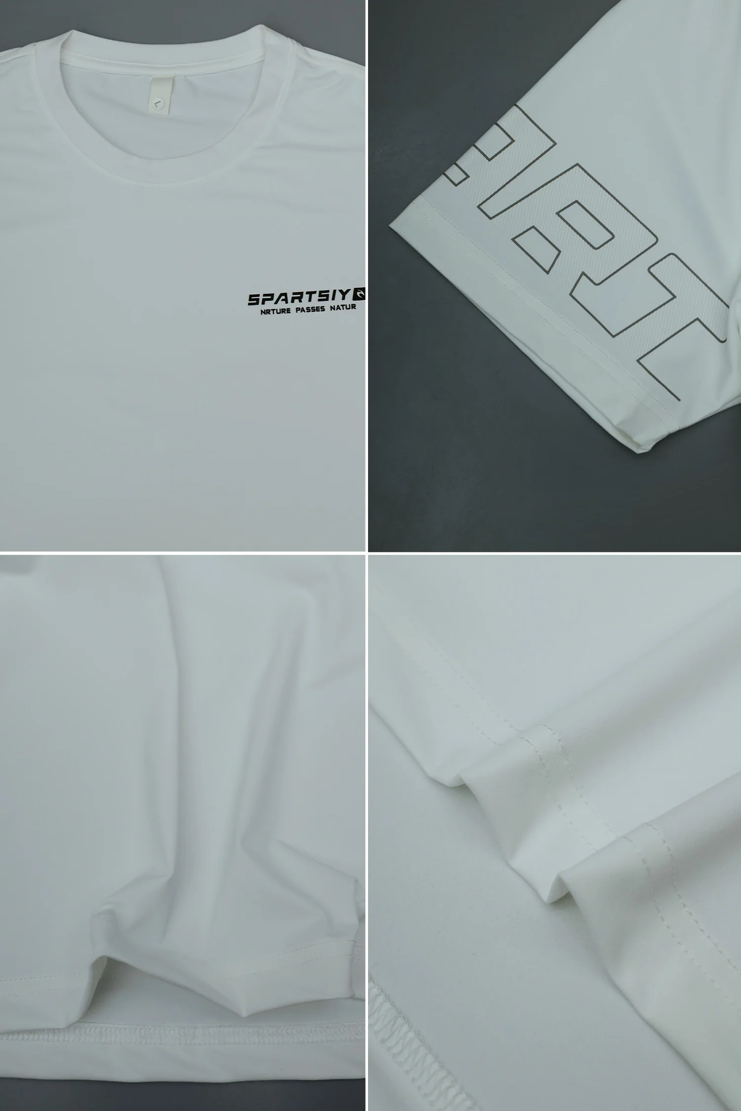 Mens Fit Wear Round Neck T-shirt - Image 6