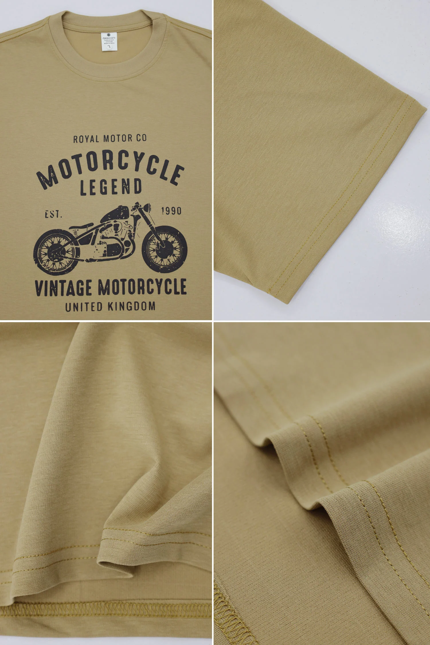 Mens Graphic Edition Round Neck Tee - Image 4