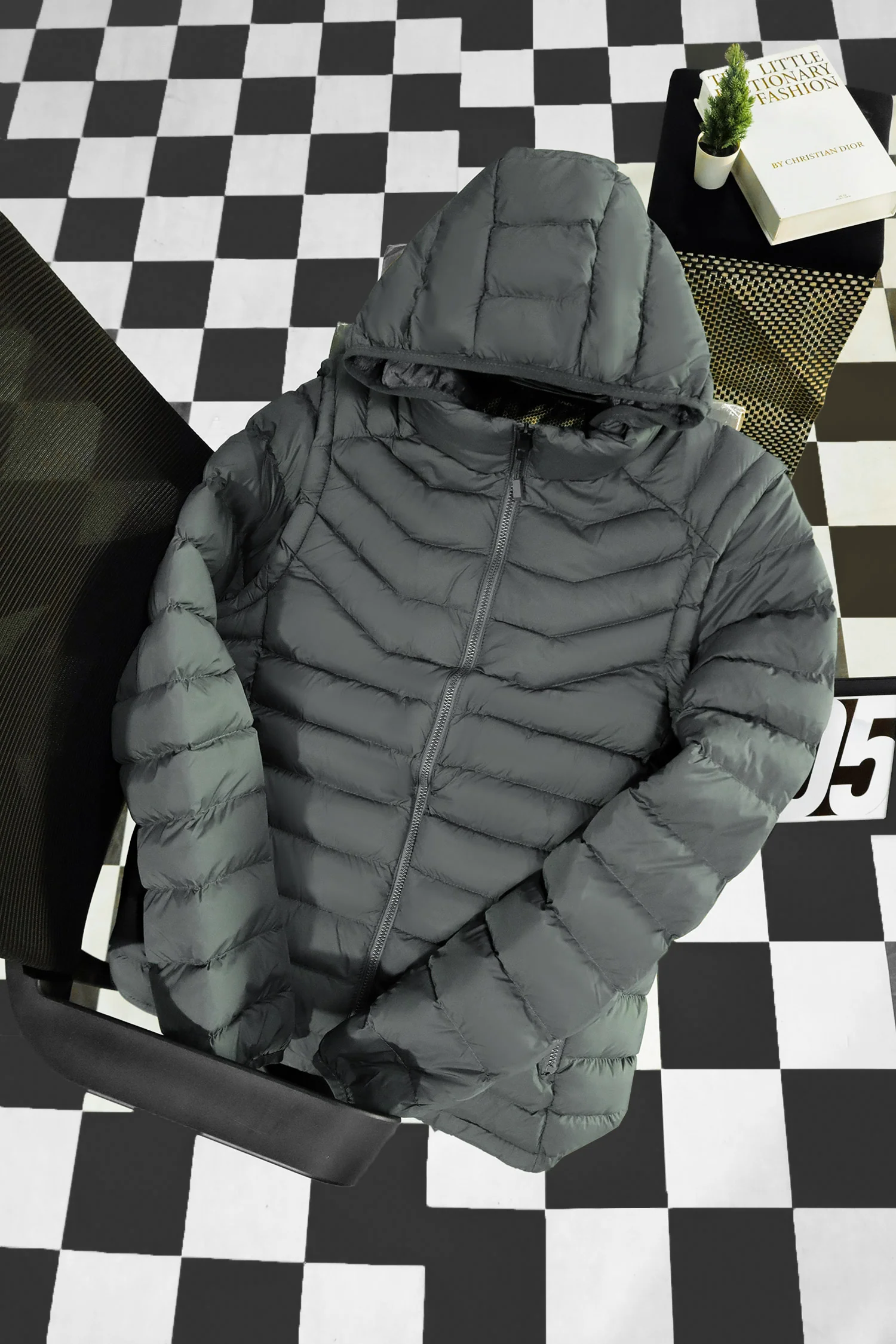 Men's Removable Arm Imported Puffer Jacket - Image 5