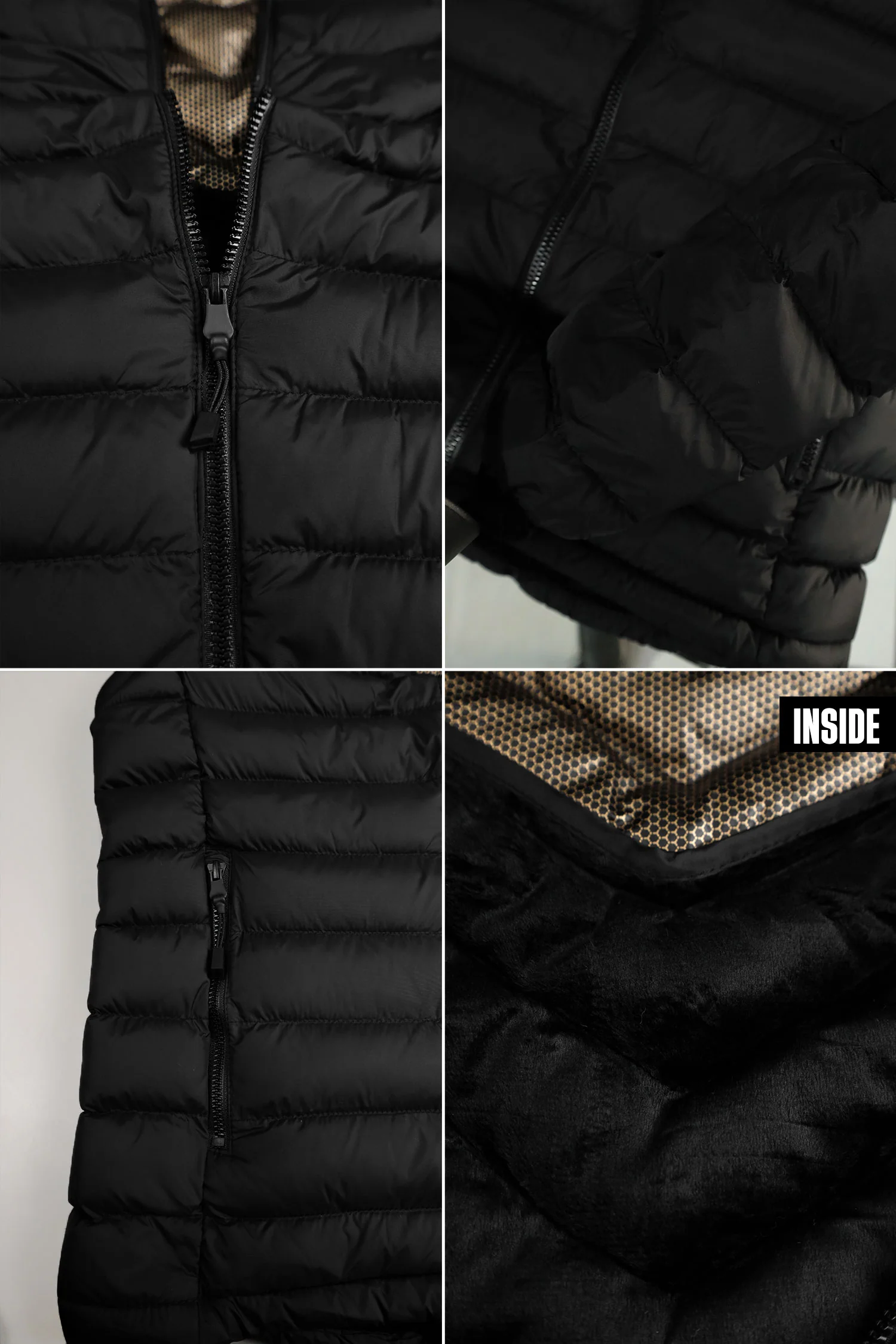 Men's Removable Arm Imported Puffer Jacket - Image 9