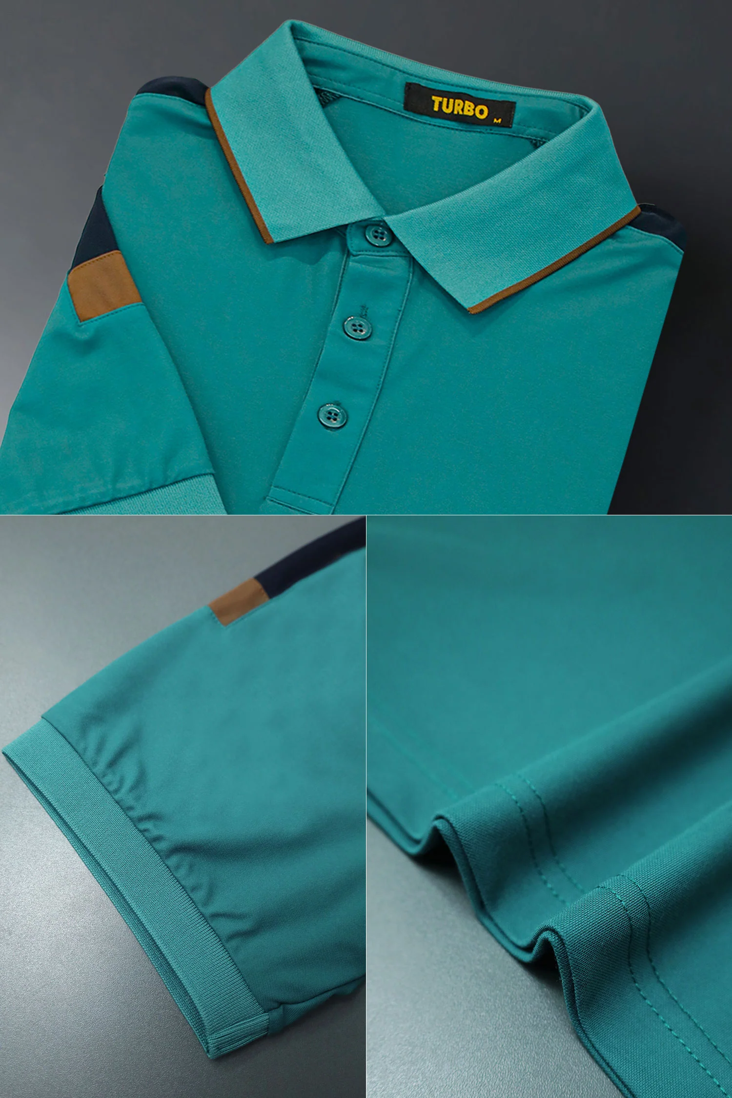 Men's Precision Stitch Polo T-Shirt - Image 16